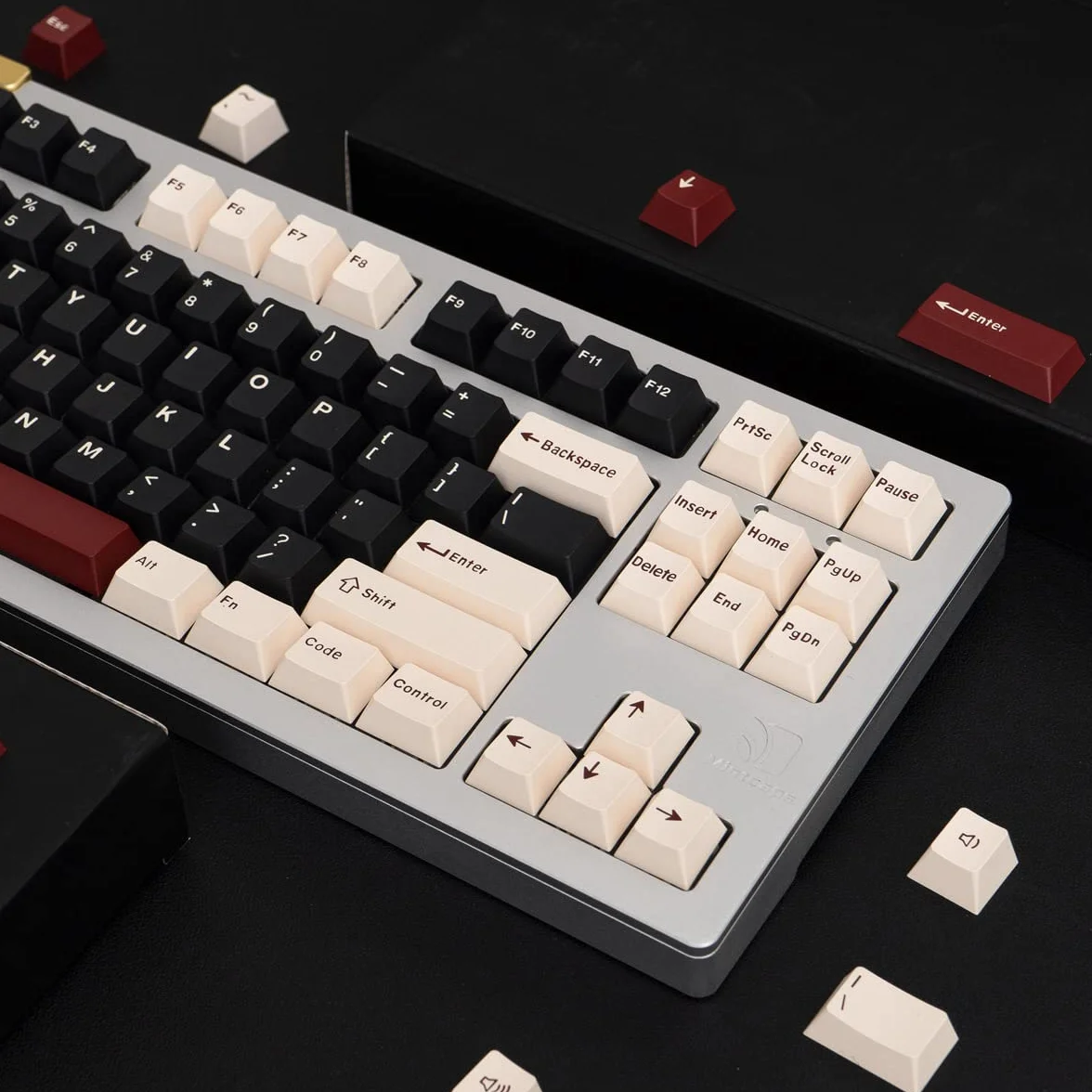 172 klawisze Doubleshot Keycap Cherry Profile Rome zestaw nasadek klawiszy pasuje do 61/64/87/104/108 Cherry Mx Switches klawiatura mechaniczna