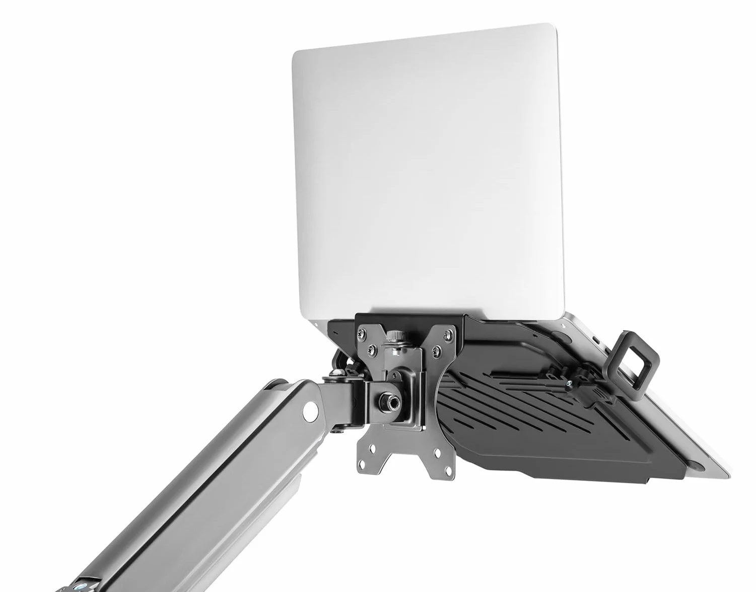 My Wall HLA3L Uchwyt na Adapter do Mocowania Monitora, Ergonomiczna Półka na Laptopa, Uniwersalna Kompatybilność, VESA