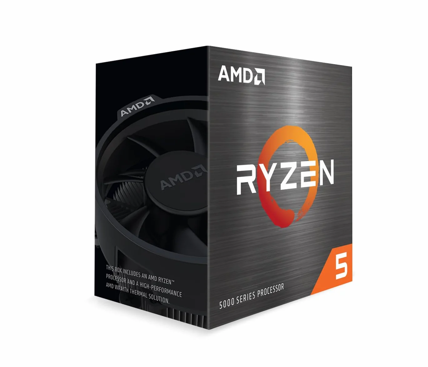 Procesor AMD Ryzen™ 5 5600T. 6 rdzeni / 12 wątków, odblokowany. Architektura Zen 4. Pamięć podręczna 35 MB. TDP 65 W. Częstotliwość Boost do 4,5 GHz. Gniazdo AM4. Z chłodzeniem Wraith Stealth.