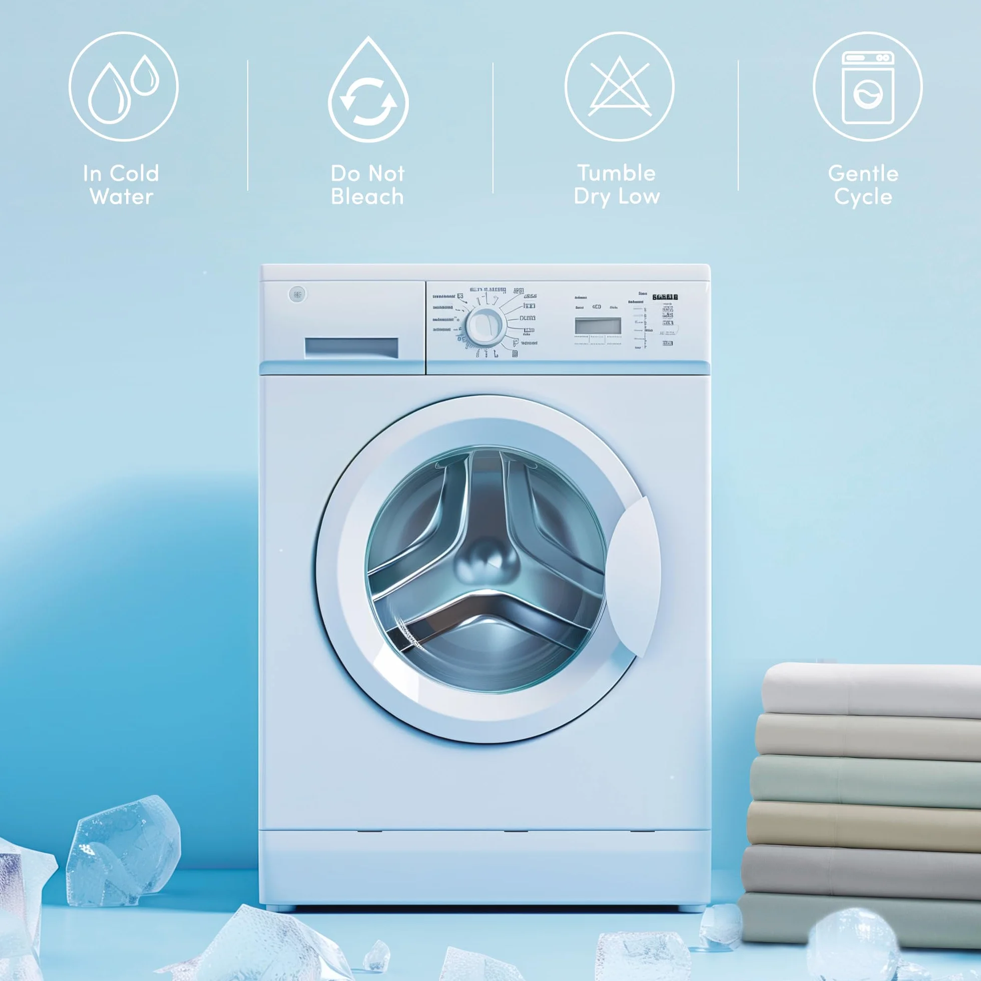 Comfort Spaces Coolmax zestaw prześcieradeł odprowadzających wilgoć, miękkie, odporne na blaknięcie, wszystkie elastyczne, głębokie kieszenie pasują do materaca do 40 cm, prześcieradła chłodzące na