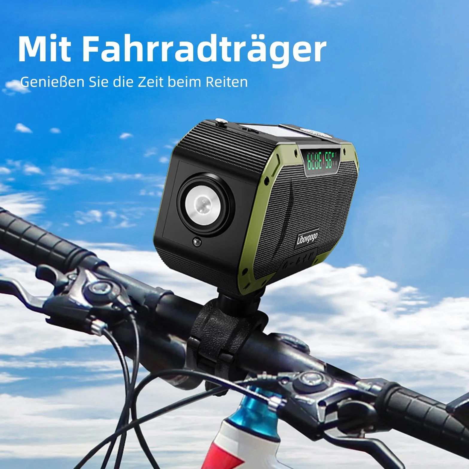 Radio awaryjne, ochrona przed rozbryzgami wody, głośnik Bluetooth, przenośne radio solarne AM/FM, z latarką, panel solarny LED, 5000 mAh, powerbank outdoorowy, kemping, dynamo