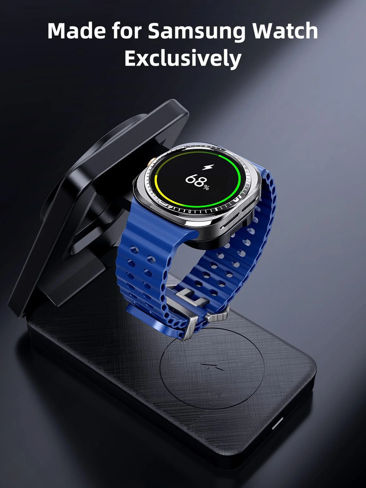 Magnetyczna stacja ładująca do Samsung Galaxy S26 Ultra, 3 w 1 MagSafe Wireless Charger, składana do Galaxy S25/S24/Z Fold/Flip 7, ładowarka do zegarka Galaxy Watch Ultra 8/7/6/5, Galaxy Buds 3 Pro
