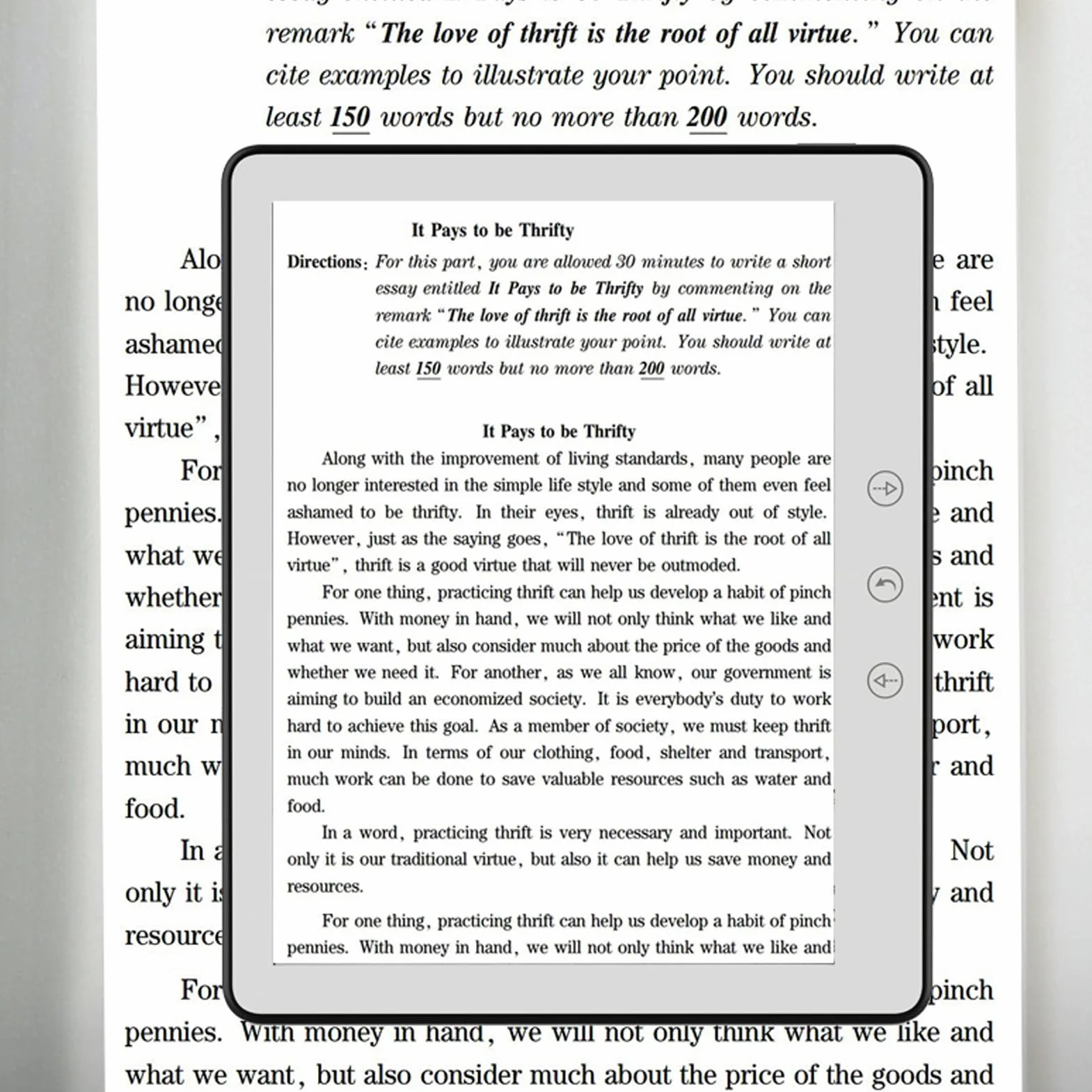 Czytnik E-booków z Ekranem EInk 5,76, Czytniki E-booków dla Nastolatków, Dorosłych i Seniorów, 64 GB z możliwością Rozszerzenia, dla Androida 8.1, 1500 MAh