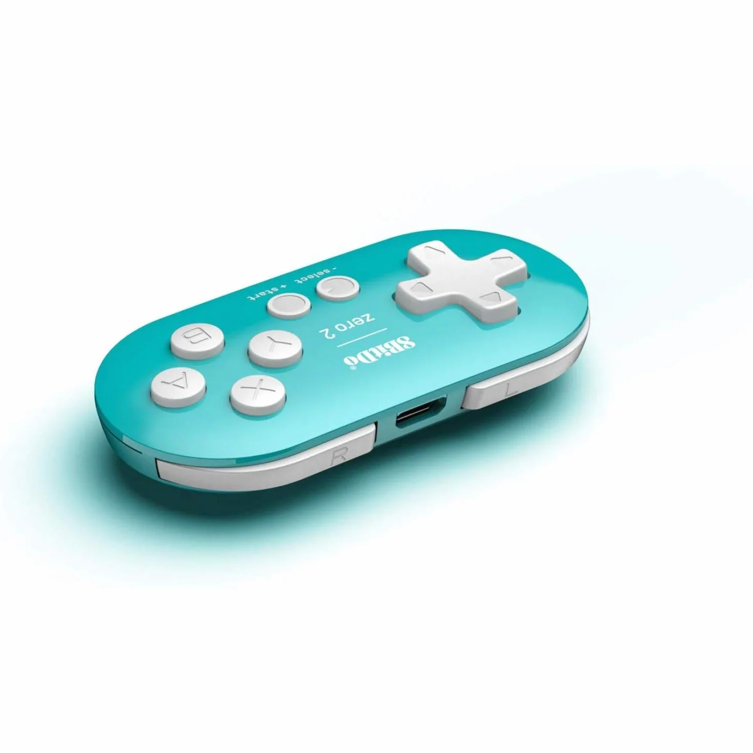 8BitDo Zero 2 Bluetooth Gamepad For Switch, PC & Android (Turquoise) /Switch