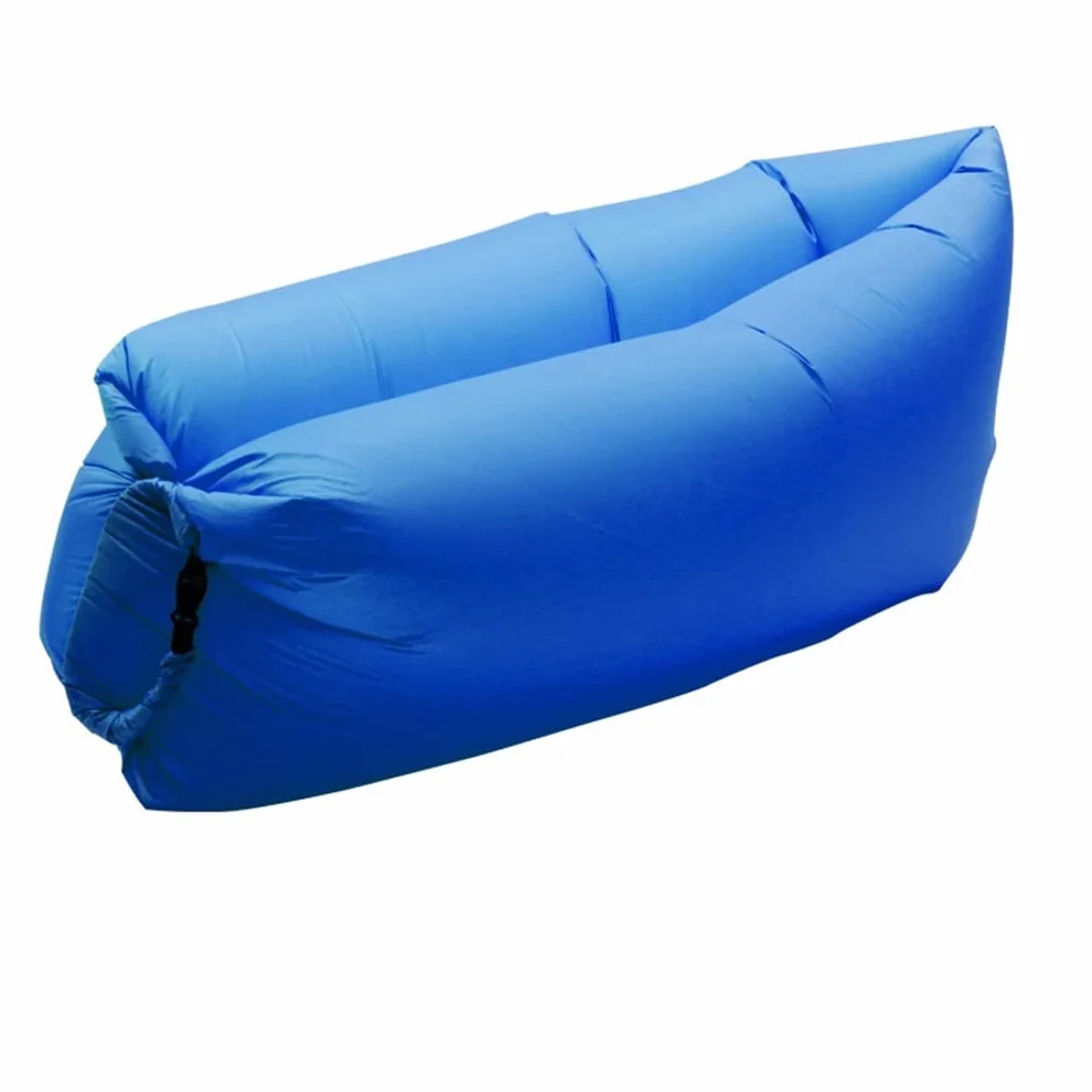 TURIM Nadmuchiwana sofa, sofa powietrzna z przenośnym pakietem, przenośna leżanka na kemping, plażę, do parku, na plażę