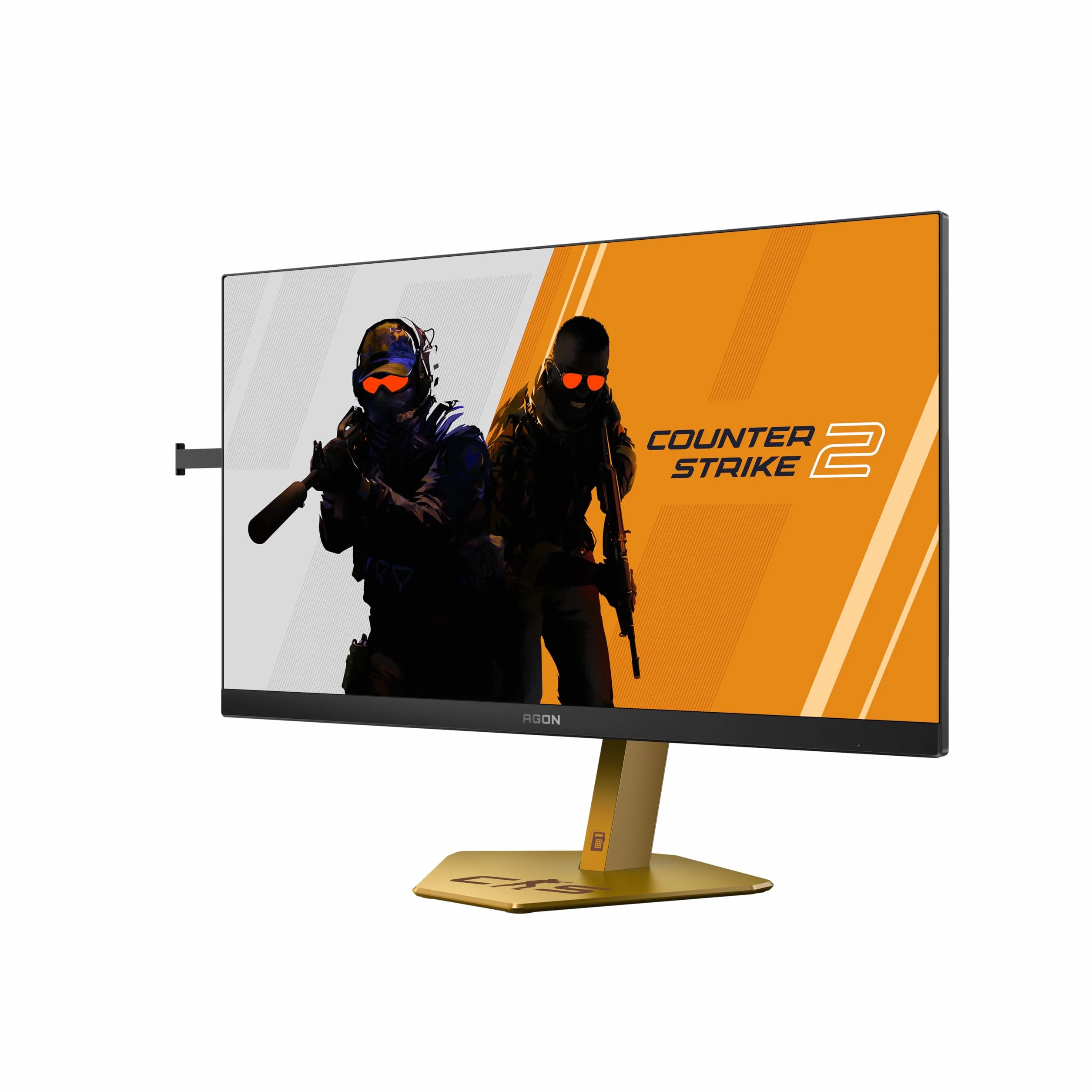 AOC CS24A Monitor FHD 61.2 cm 610 Hz, panel e-sportowy TN, 0,5 ms GtG, synchronizacja adaptacyjna, HDR400, kompatybilny z G-Sync, regulacja wysokości, (1920 x 1080 HDMI 2 x 2.1 DP USB Hub), czarny