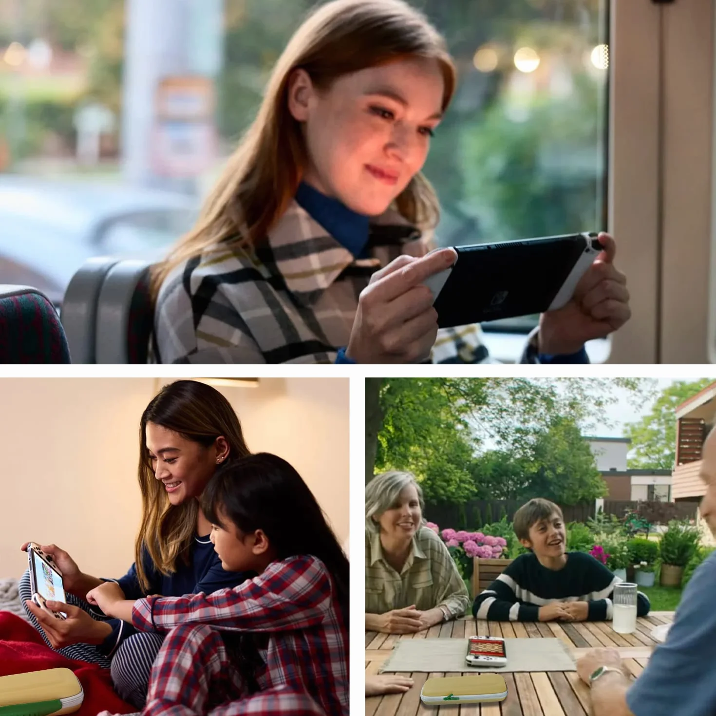Orzly Etui na Nintendo Switch OLED i standardową konsolę Switch z akcesoriami i schowkiem na gry - zaprojektowane dla fanów Zeldy, edycja w pudełku prezentowym, złote, białe, zielone etui do