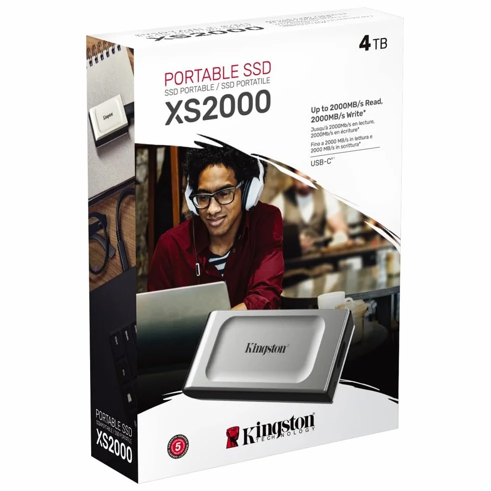 Kingston XS2000 Zewnętrzny dysk SSD 4 TB USB 3.2 Gen 2 -SXS2000/4000G