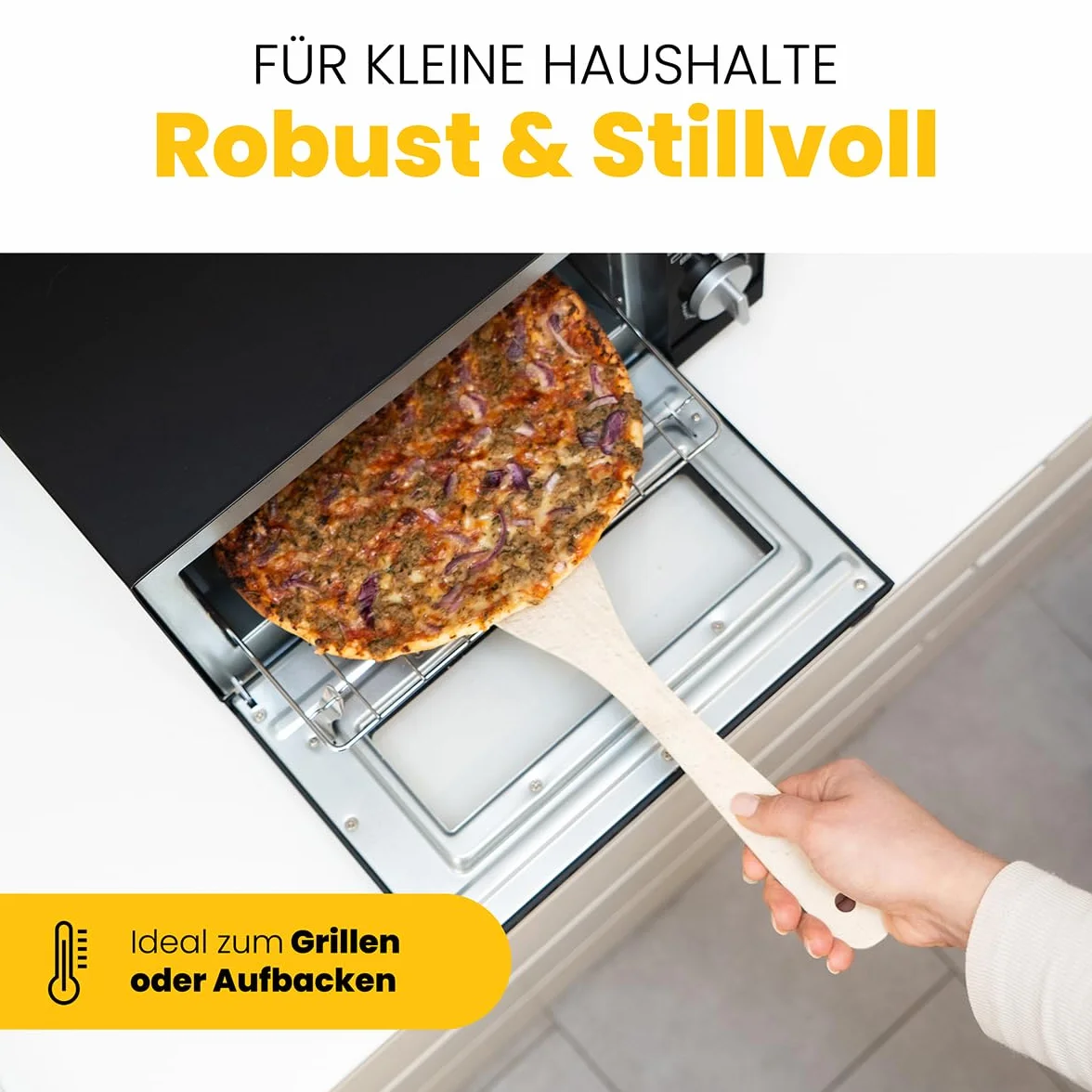 Bromann 622461 MPO 2246 CB Kuchenki mikrofalowe do pizzy, 1000 W, czarny