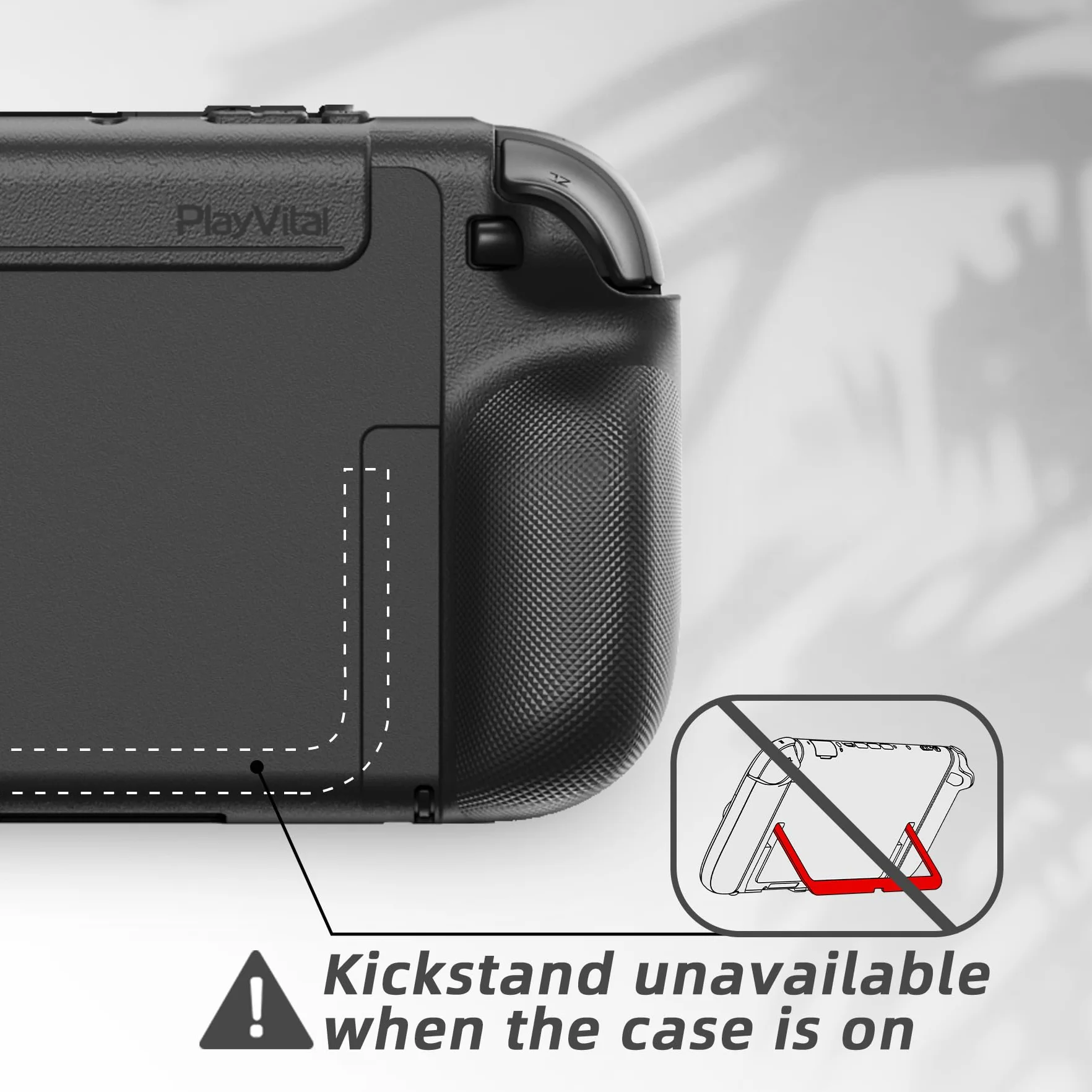 PlayVital Etui Ochronne Grip Tpu do Switch 2 Akcesoria,Ochronny Pokrowiec do Switch 2 Joycon z Nakładkami Joystick – Czarne