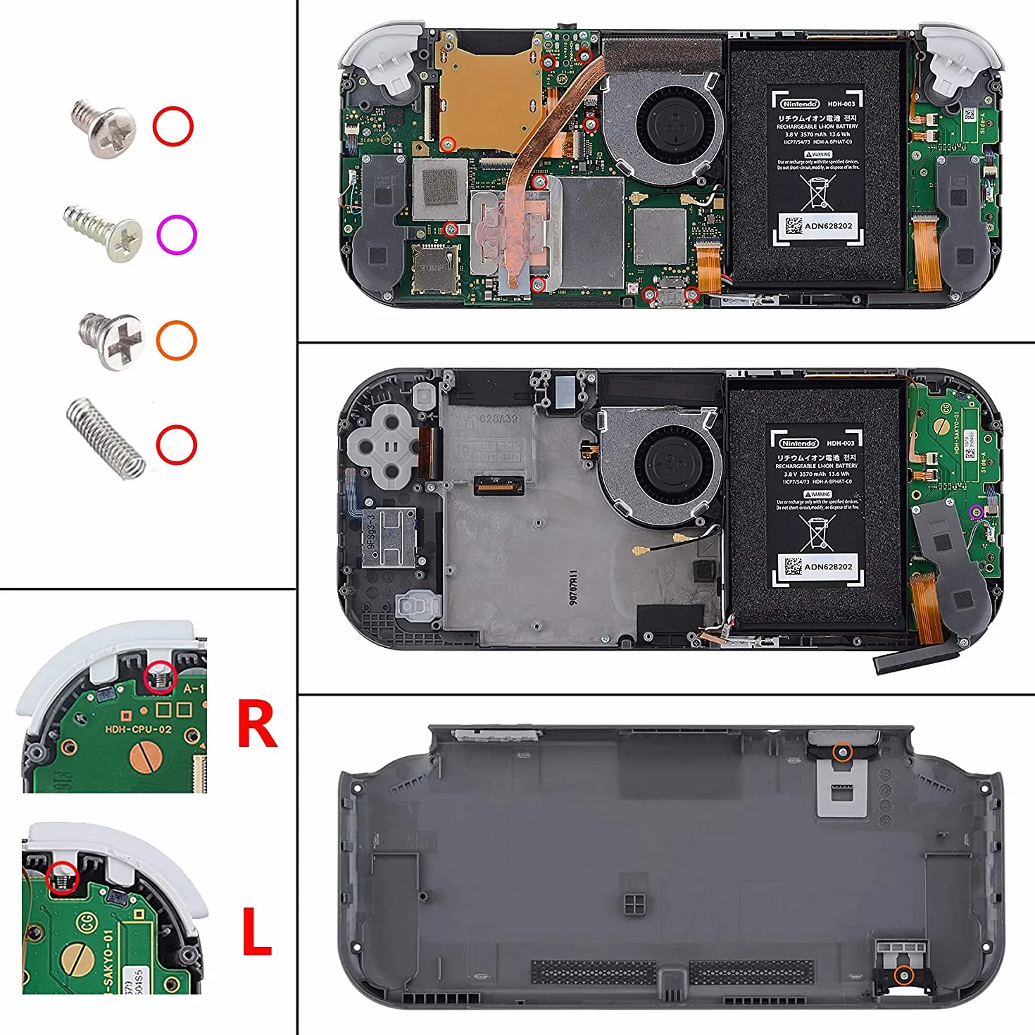 eXtremeRate Przezroczysty niebieski lodowiec zamiennik ABXY Home Capture Plus Minus Keys Dpad L R ZL ZR wyzwalacz do Nintendo Switch Lite, pełny zestaw przycisków zestawy naprawcze z narzędziami do