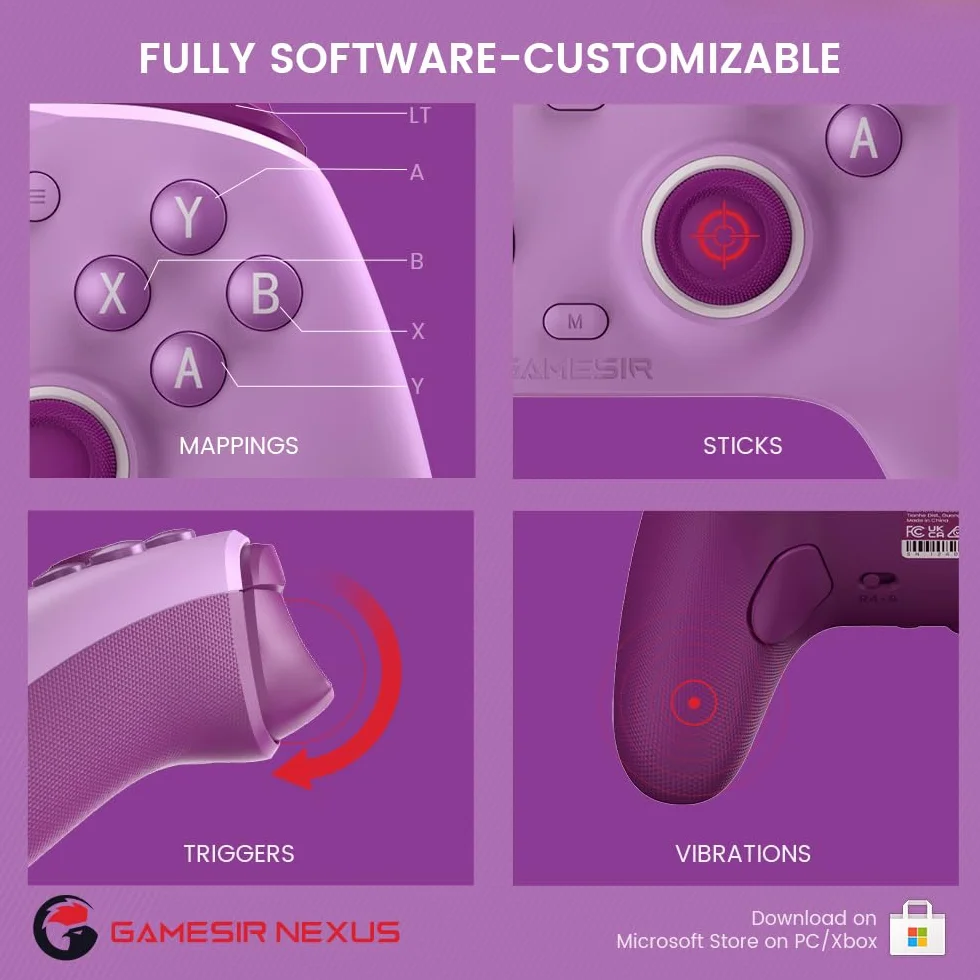 GameSir G7-SE Wired Controller (XBOX & PC) Purple