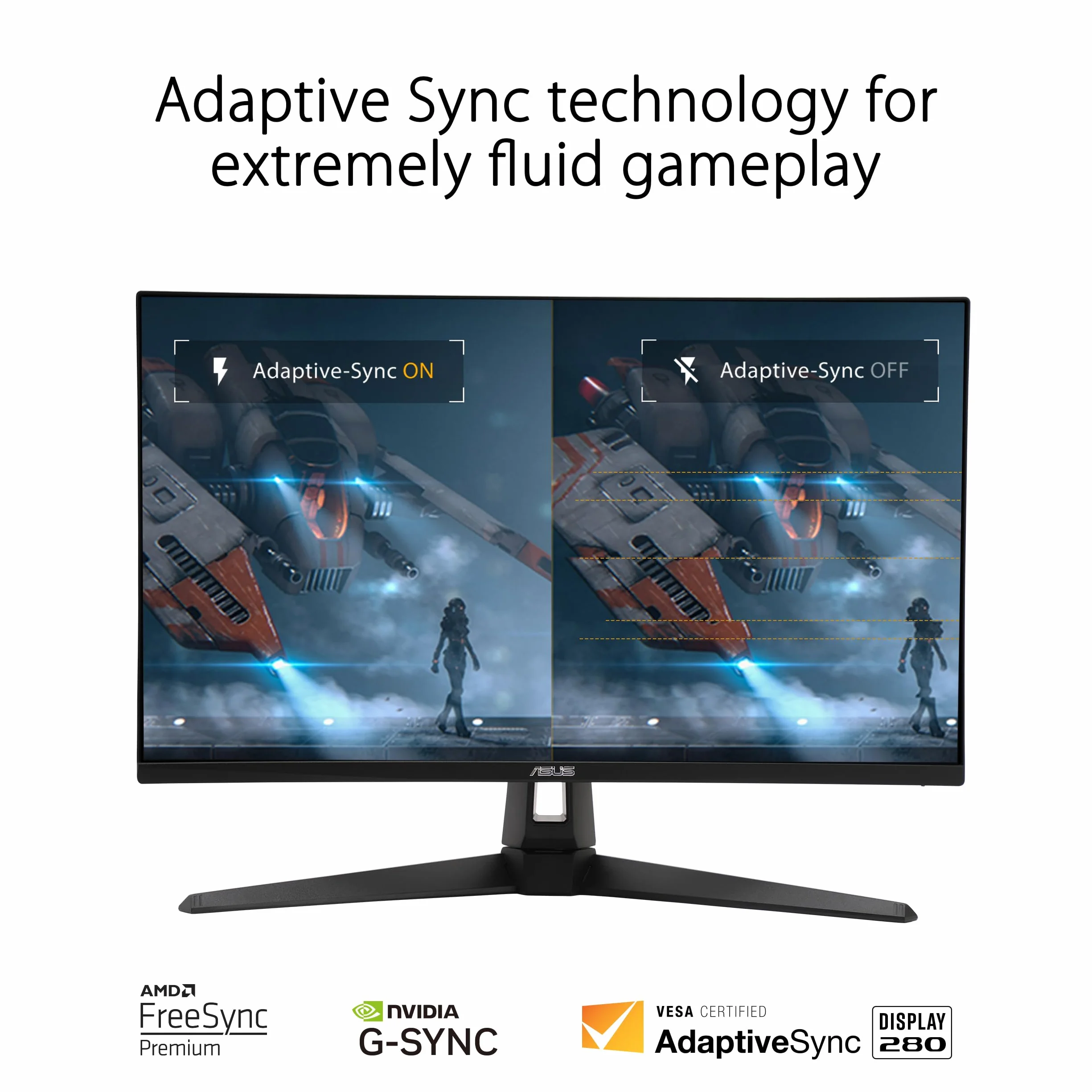 ASUS TUF Gaming VG279QM1A 27-calowy monitor Full HD 280 Hz 1 ms GtG Fast-IPS HDR10 G-Sync FreeSync