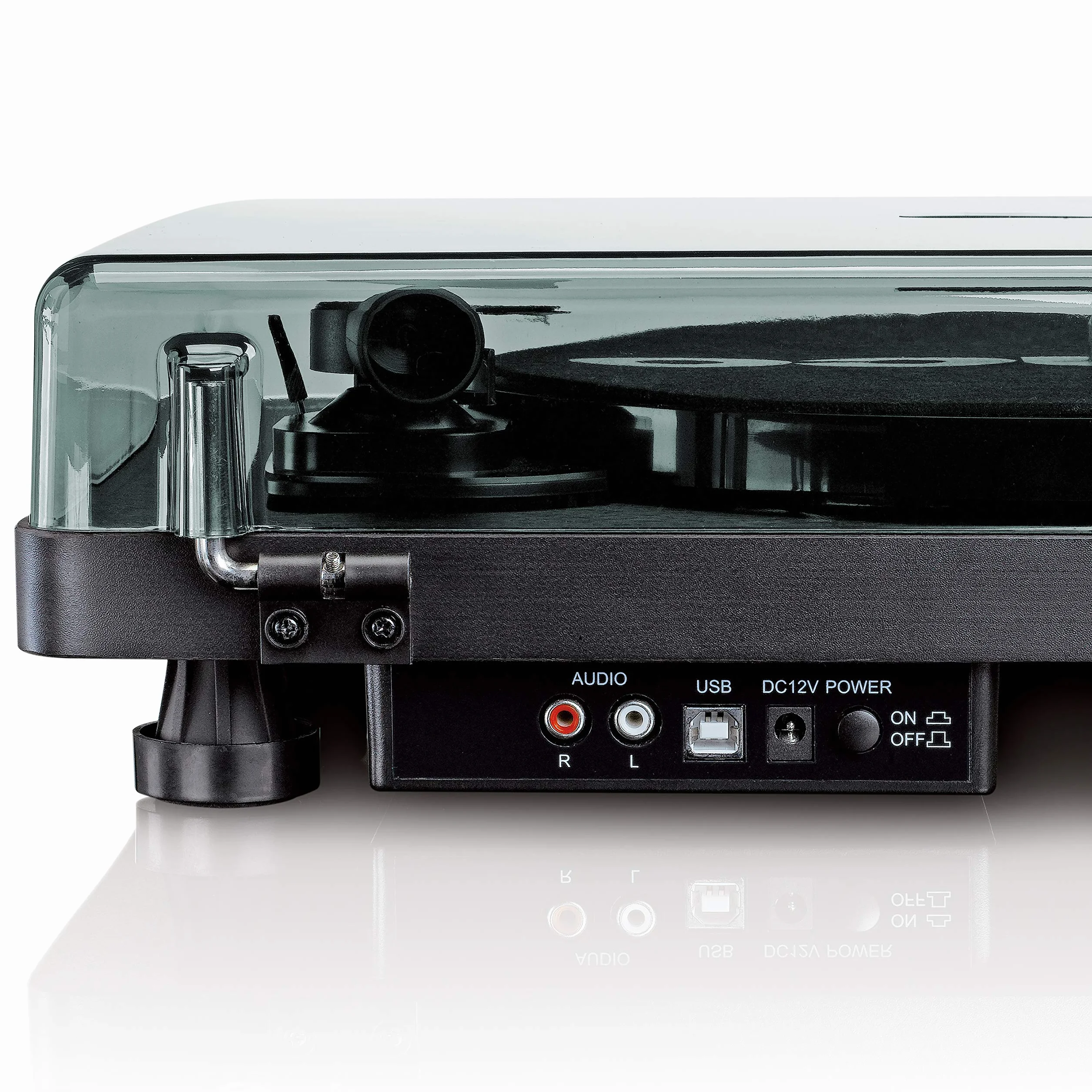 Giradischi Lenco (Black L-30) Preamplificatore Stereo Integrato