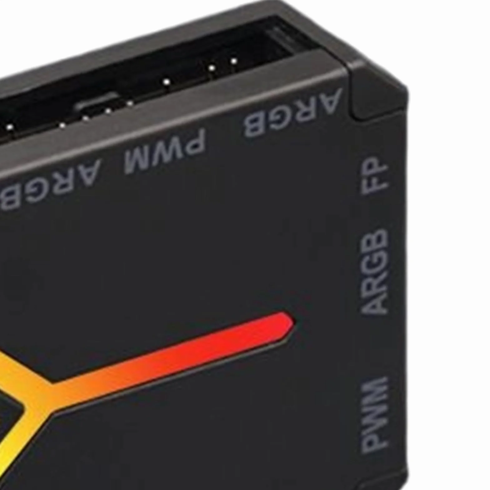 Kontroler RGB PC – 3-pinowy wentylator PWM, magnetyczny rozdzielacz LED, sterowanie oświetleniem do obudowy PC, biurko, kino domowe, sypialnia, pokój zabaw, gracze imprezowi mężczyźni kobiety, płynne