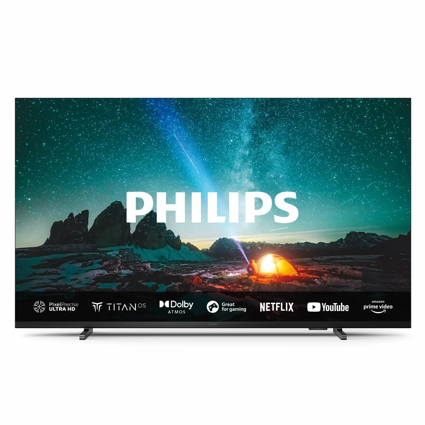 Philips 43PUS7609 4K LED Smart TV – 43-calowy wyświetlacz z platformą Pixel Precise Ultra HD Titan OS i dźwiękiem Dolby Atmos, współpracuje z Alexą i asystentem głosowym Google
