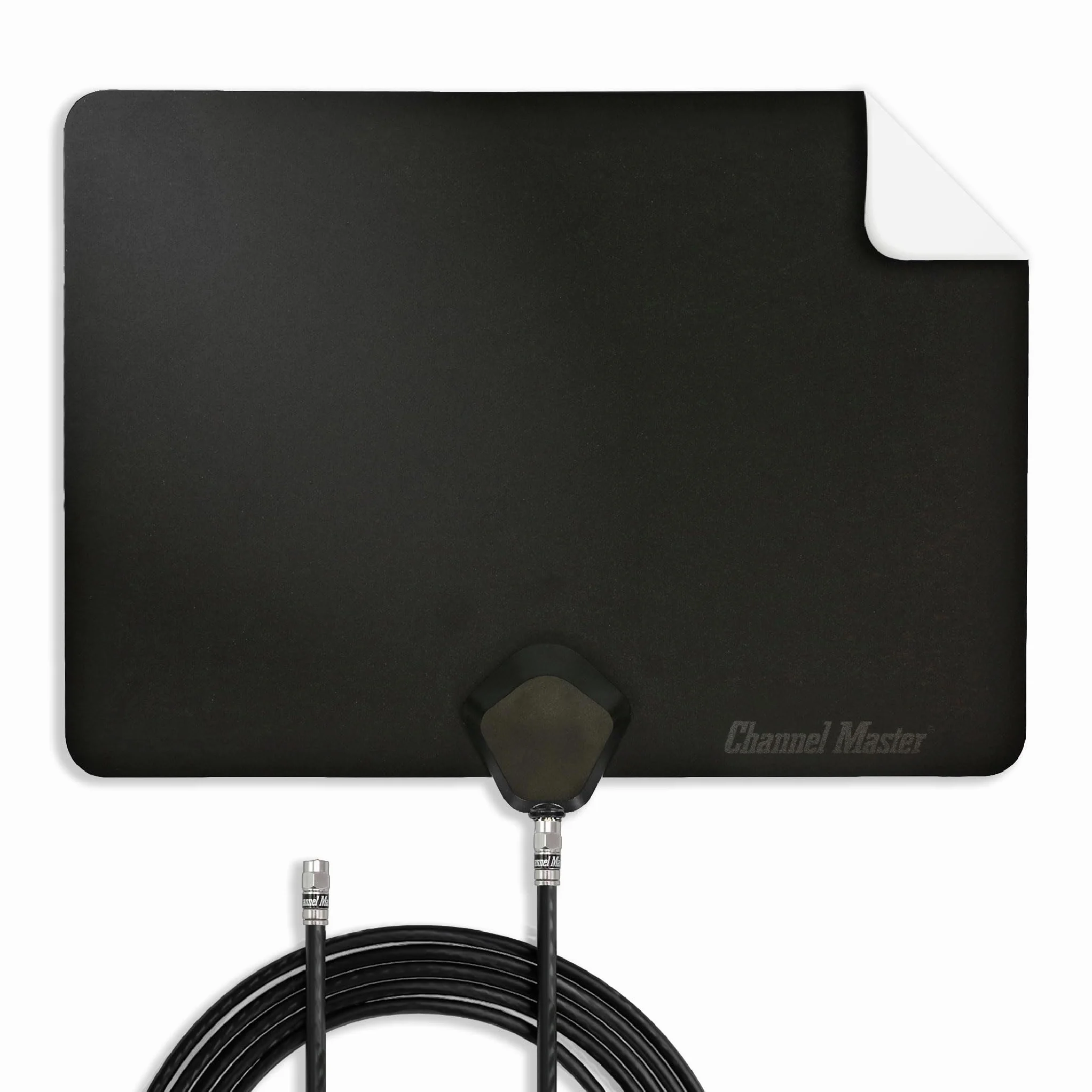 Channel Master FLATenna - Indoor Digital HDTV Antenna, 12' Coaxial Cable, Superior Reception Range & Signal Reliability, Supports 4K Smart TVs, OTA Broadcast & NextGen TV, Easy Install