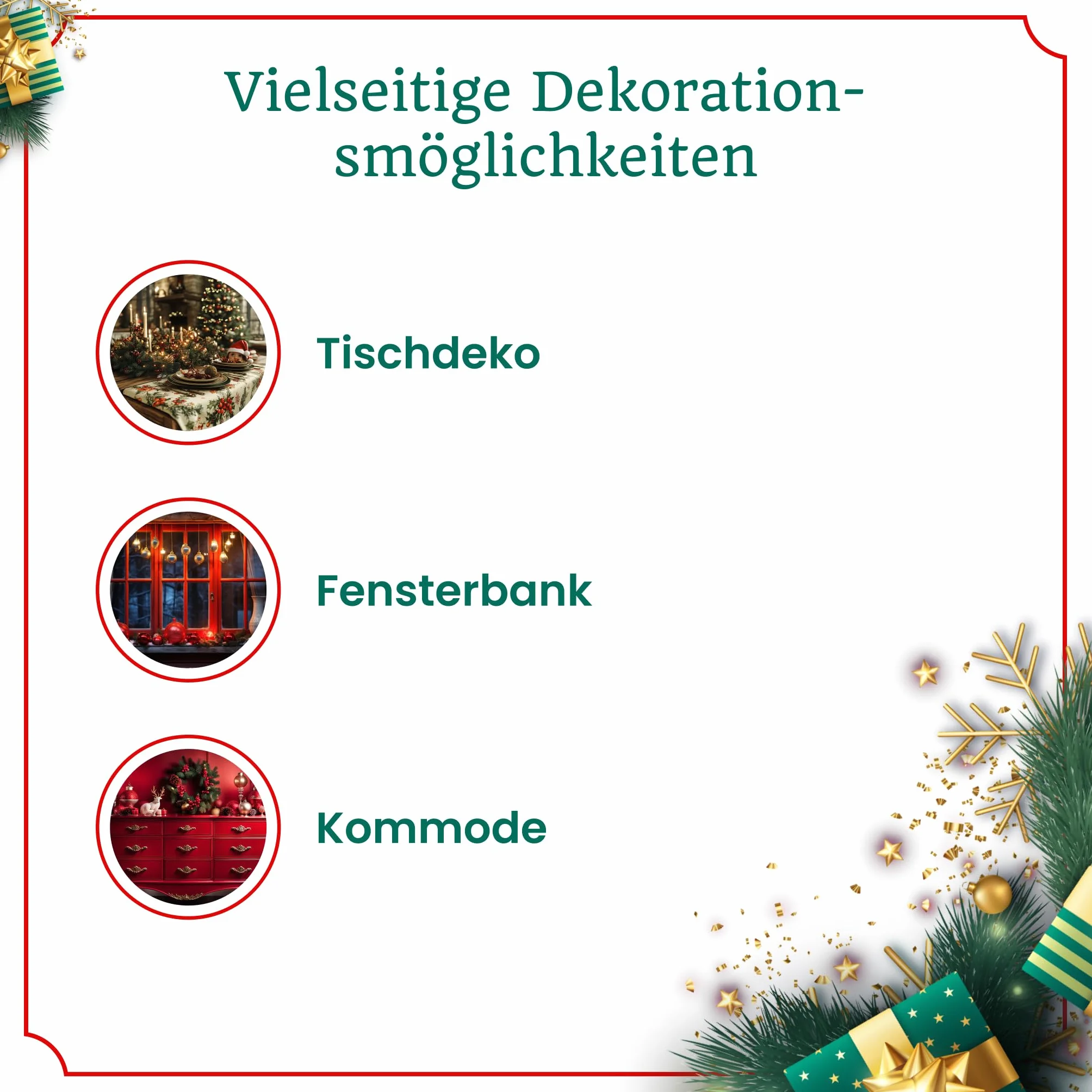 HEITMANN DECO Dekoracyjny drewniany domek z oświetleniem LED 9x9x20 cm naturalny