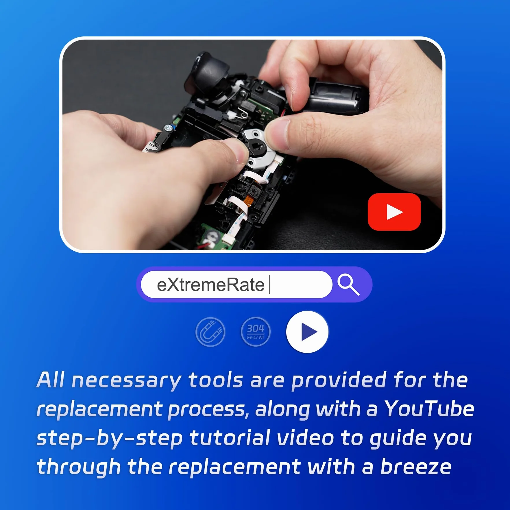 eXtremeRate Zestaw Modułów Magnetycznych do Wymiany Wiosła Tylnych do Kontrolera ps5 Edge,Metalow Części Naprawcze Elementów Magnetycznych do Przycisków Tylnych Controller ps5 Edge-Bez Wiosła Tylnych