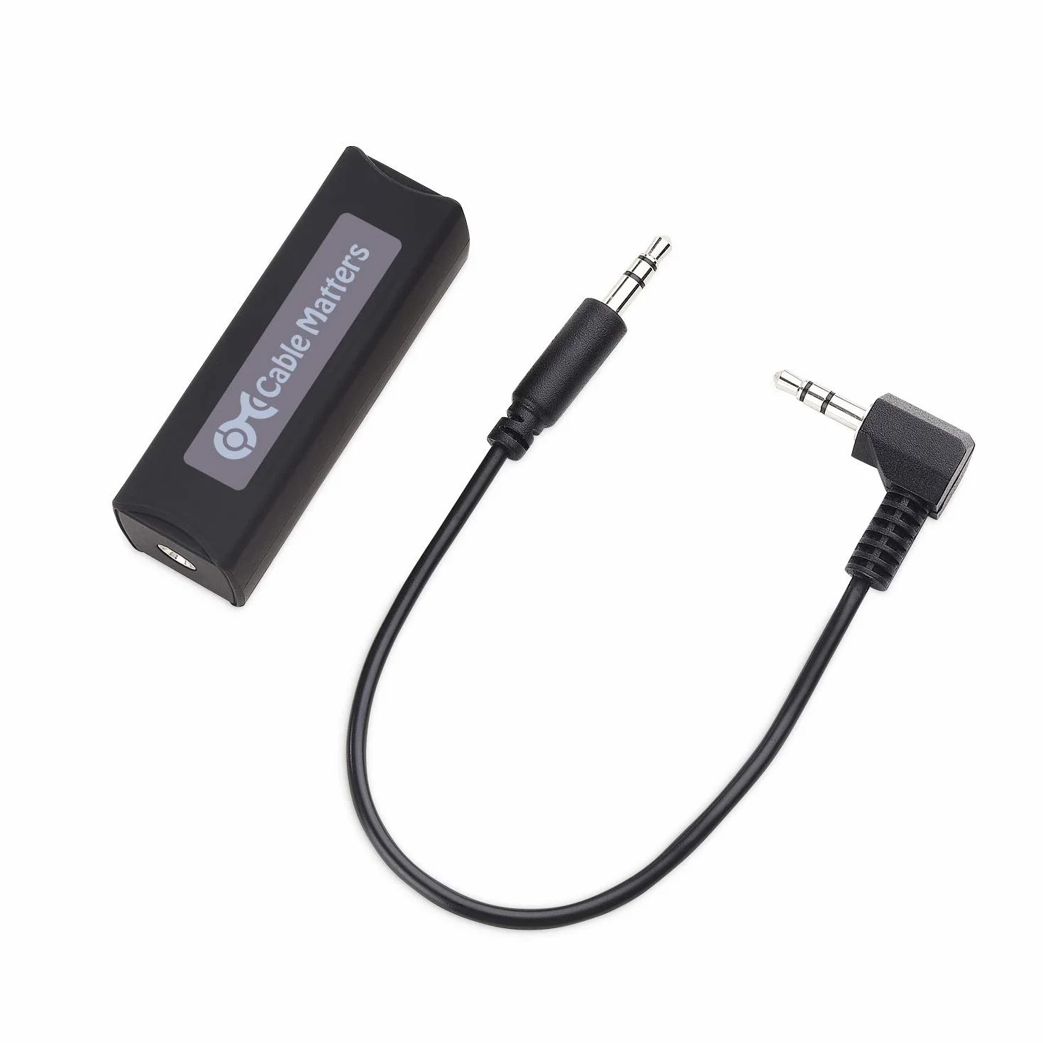 Cable Matters Izolator szumów pętli uziemienia 3,5 mm dla car audio w kolorze czarnym