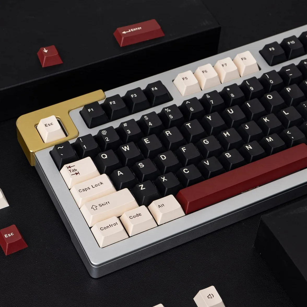 172 klawisze Doubleshot Keycap Cherry Profile Rome zestaw nasadek klawiszy pasuje do 61/64/87/104/108 Cherry Mx Switches klawiatura mechaniczna