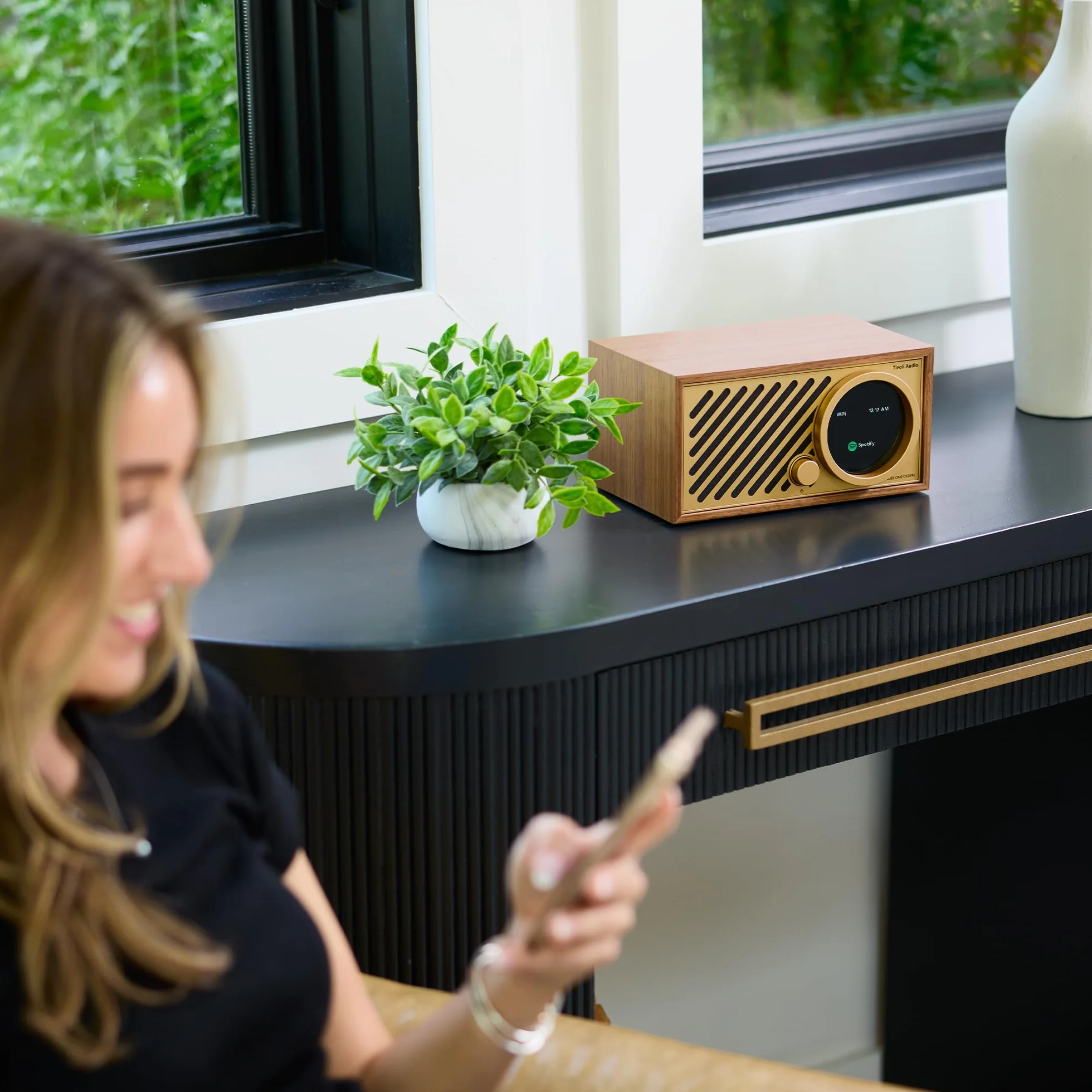 Tivoli Audio Model One Digital Wi-Fi & Bluetooth FM Radio - Gen 3 (Walnut/Gold)