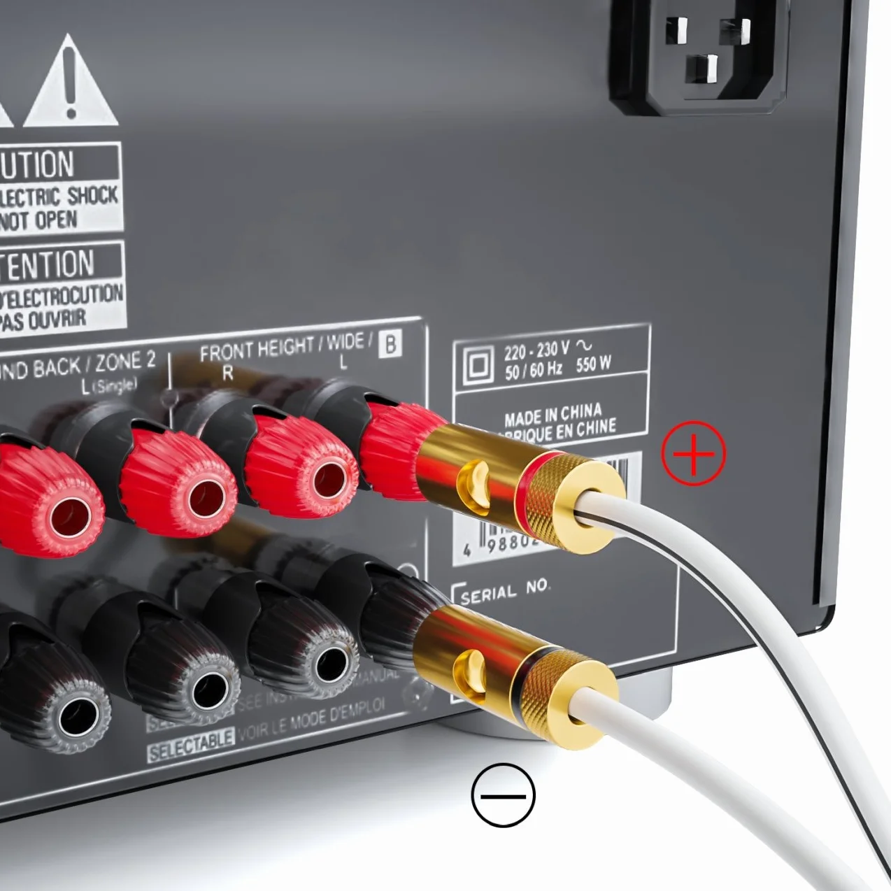 deleyCON 50m Kabel Głośnikowy 2x 0,75mm² Przewód Głośnikowy Aluminium Pokryte Miedzią CCA 2x24x0,20mm Lica Oznaczenie Biegunowości - Biały