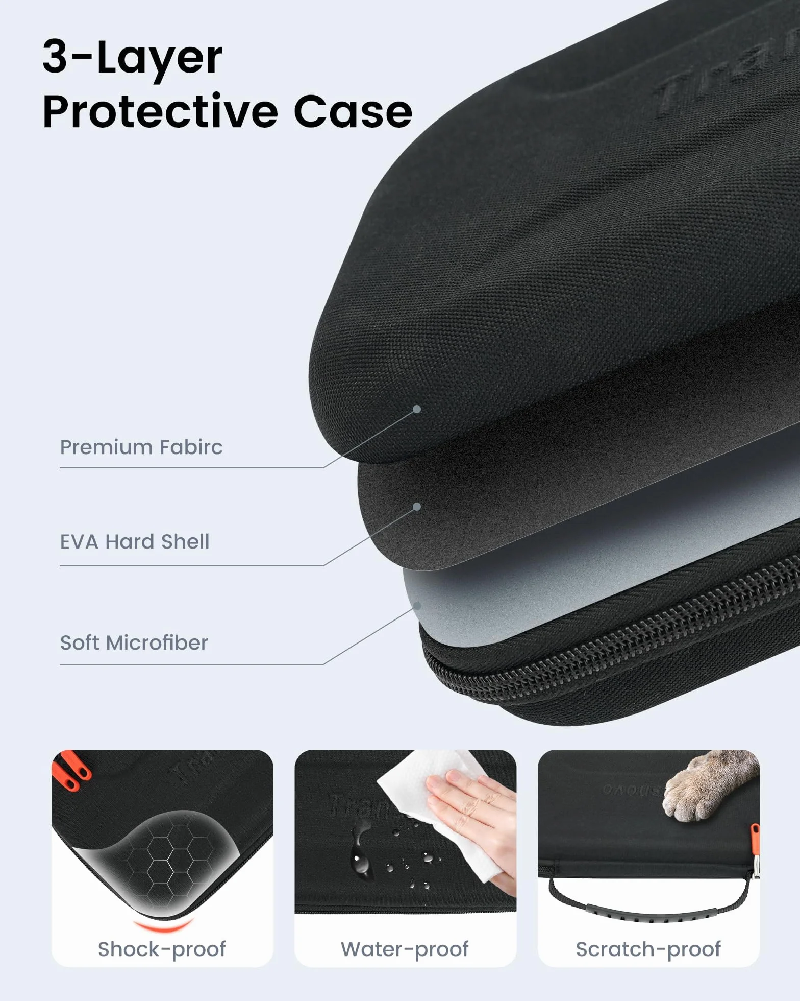 TRANSNOVO Etui do przenoszenia na Nintendo Switch 2 2025 – etui podróżne All in One Switch 2 z 24 przegródkami na karty do gier i akcesoriami do zestawu, osłona ekranu, uchwyt na kciuk, stojak, osłona