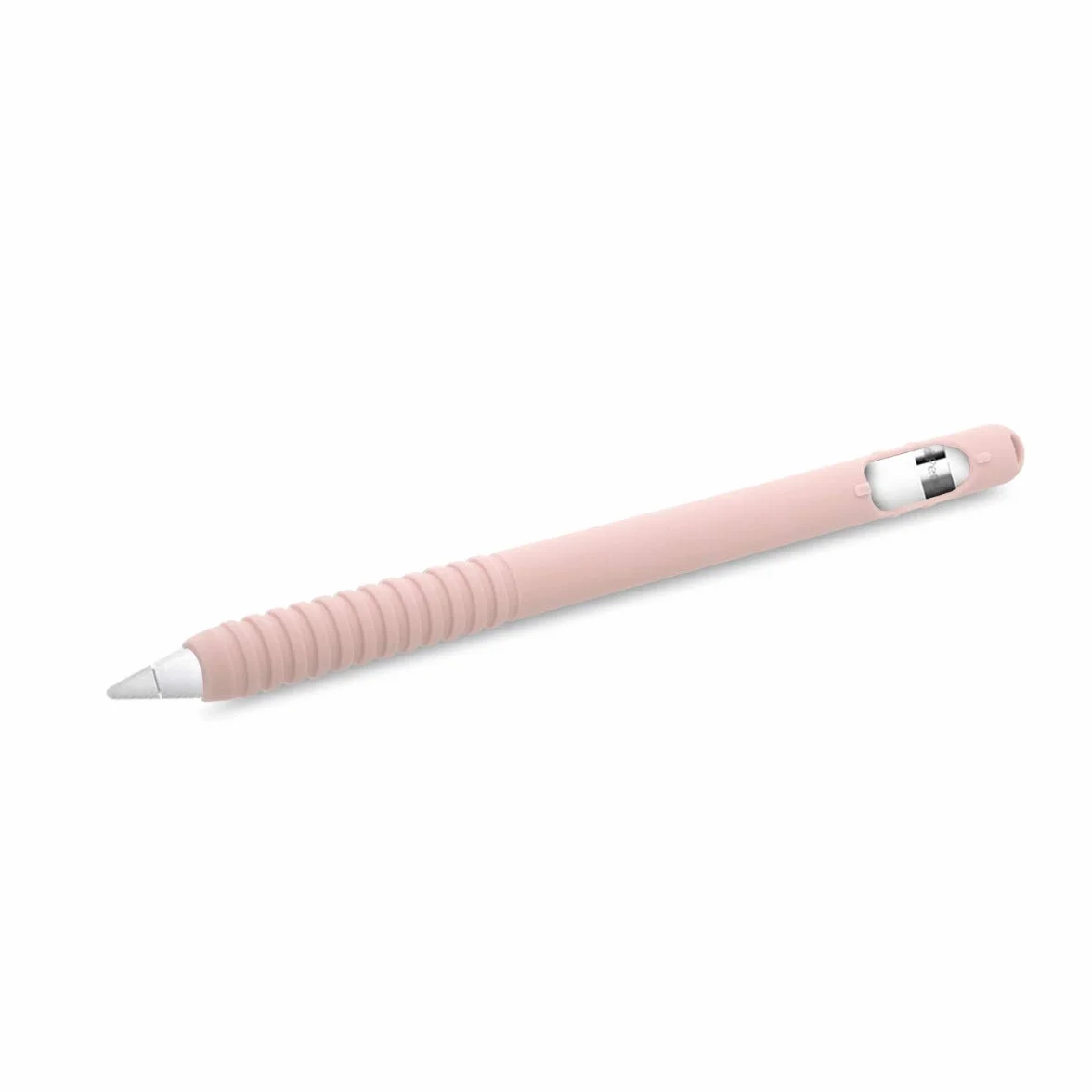 kwmobile Silikonowa skórka kompatybilna z Apple Pencil (1. generacji) - miękki elastyczny pokrowiec ochronny na długopis do tabletu - zakurzony róż