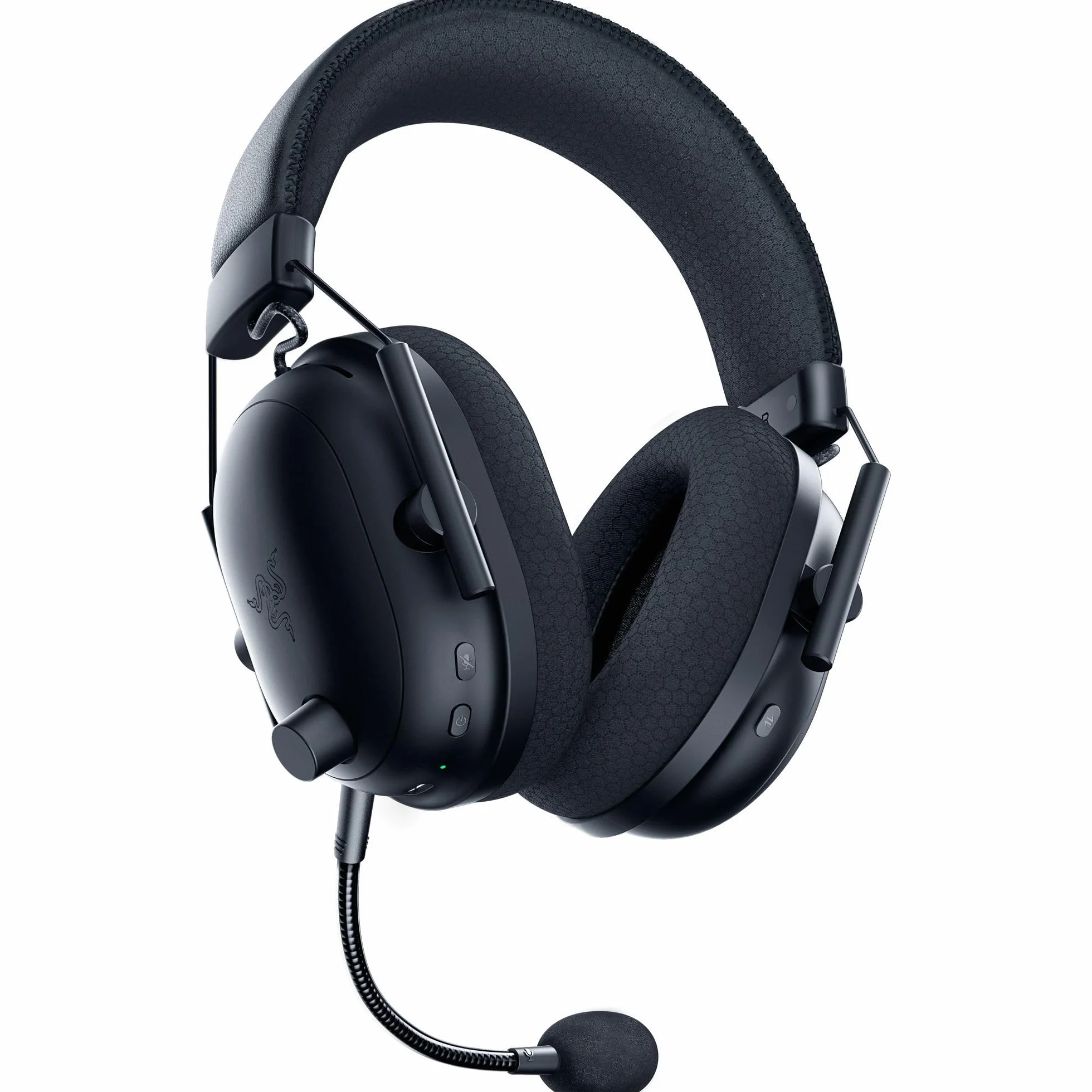 Razer BlackShark V2 Pro (2023) - PC Bezprzewodowe słuchawki e-sportowe klasy premium (mikrofon Super Wideband, 50mm przetwornik TriForce, bezprzewodowa HyperSpeed, bateria do 70 godzin) Czarny