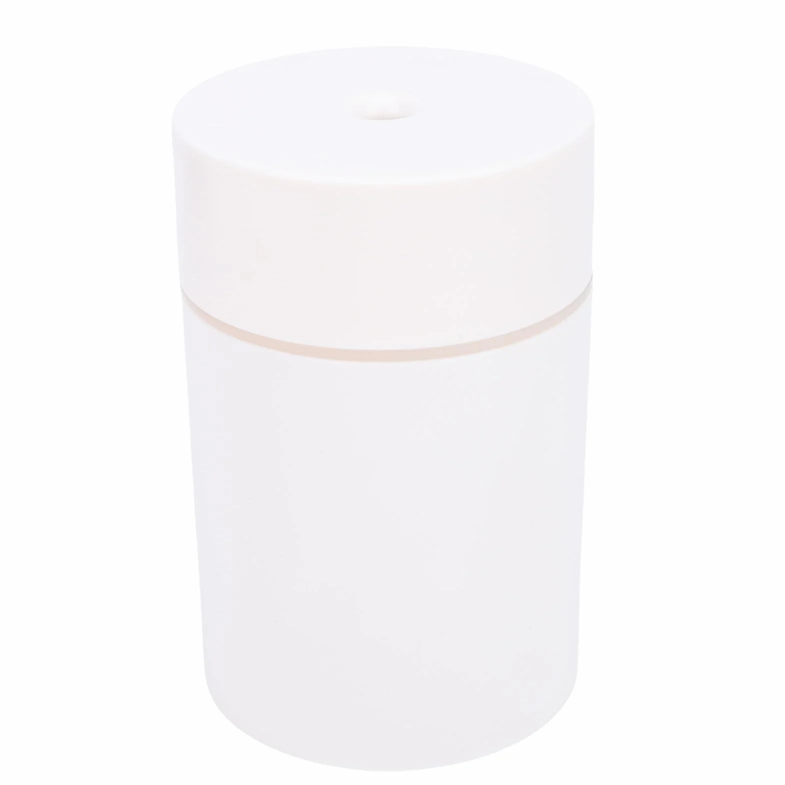 Cryfokt Nawilżacz Zasilany Przez USB o Pojemności 300 Ml, ze światłem, Dwoma Trybami Natrysku, Kompaktowy Nawilżacz USB do Samochodu Biurowego w Sypialni (WHITE)
