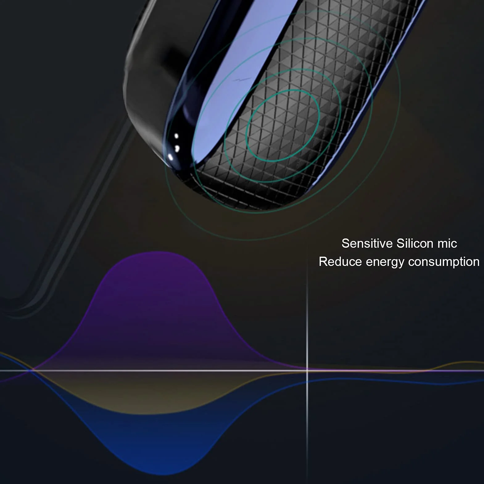 Bezprzewodowe Słuchawki Bluetooth Pojedyncze Ucho, Wielofunkcyjna Redukcja Szumów Połączenia HD, Funkcja Bluetooth, Wygodne Noszenie, do Jazdy(czarno-niebieski)