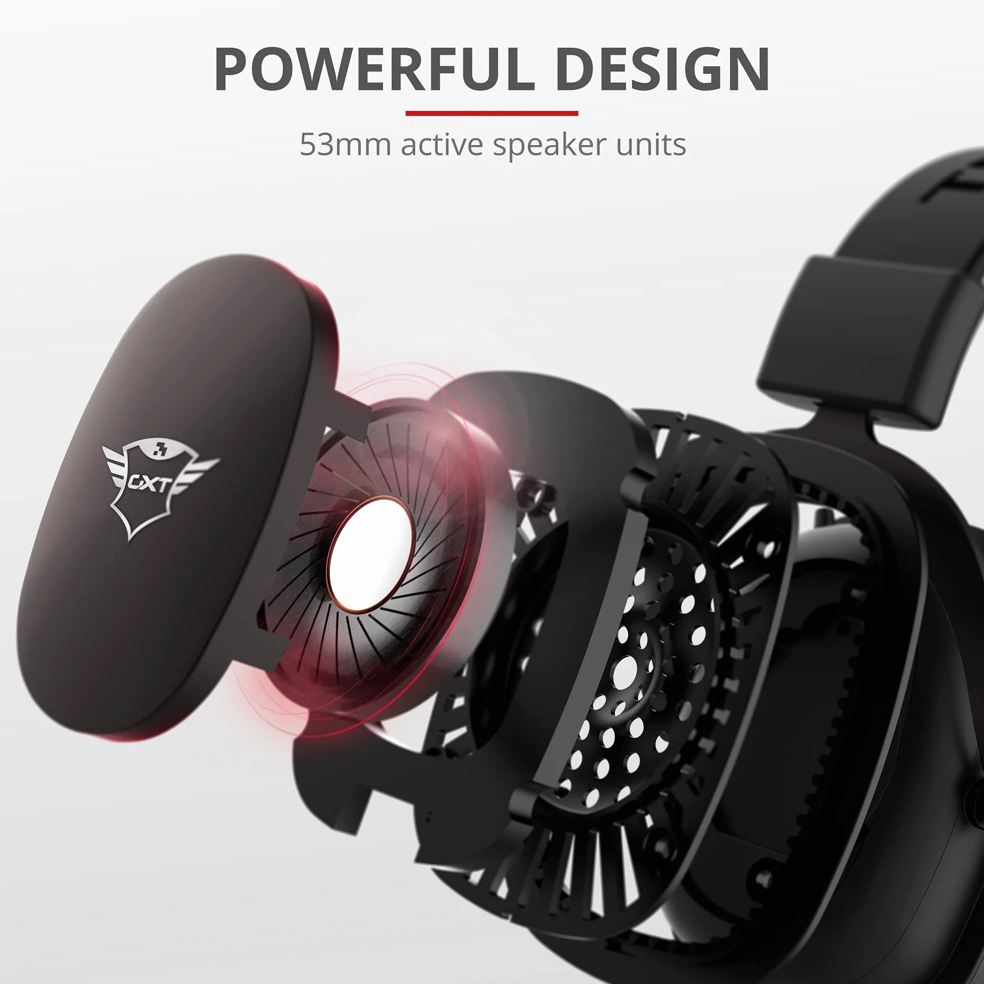 Trust Gaming Headset GXT 414 mit Mikrofon für PS4, PS5, PC, Nintendo Switch, Xbox Series X, Xbox One - Zamak Kabelgebundene Gaming-Kopfhörer mit Einstellbarer Kopfbügel - Schwarz