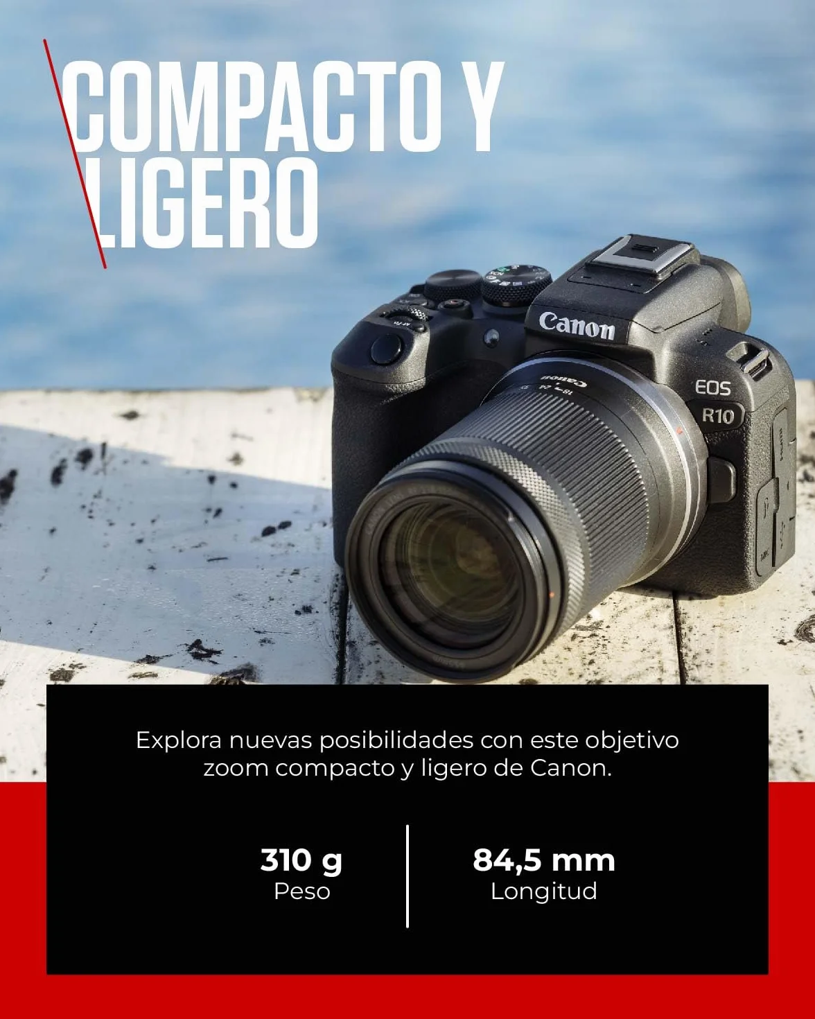 Obiektyw Canon RF-S 18-150 mm F3.5-6.3 is STM, zoom, 4,5-biegowy optyczny stabilizator obrazu, fotografia podróżna/dzika przyroda, kompatybilny z Canon EOS R
