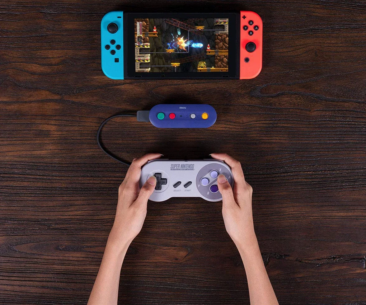 8BitDo G Bros. Wireless Adapter for Classic Nintendo Controllers /Switch