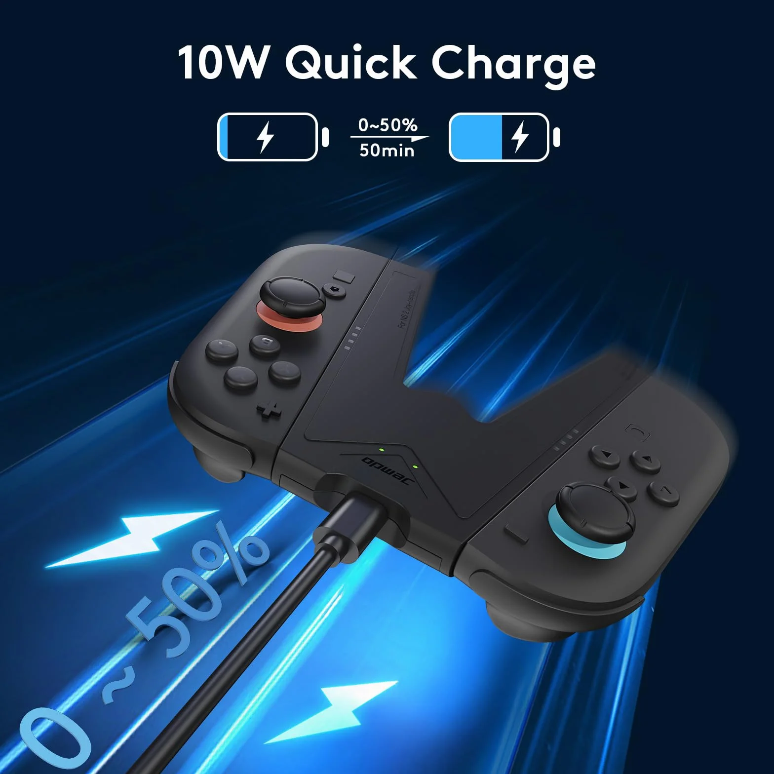 JEMDO Joy Controller uchwyt do ładowania, kompatybilny z Nintendo Switch 2025