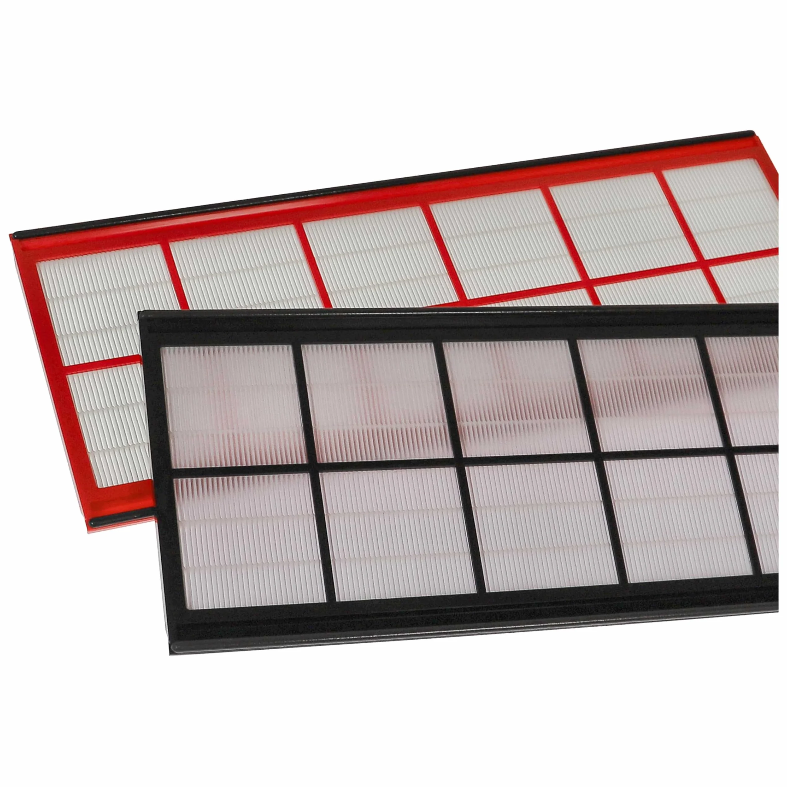 vhbw Zestaw 8 filtrów do Aeris 550 350 450 G4/F7 50x17x1 cm biały czerwony czarny