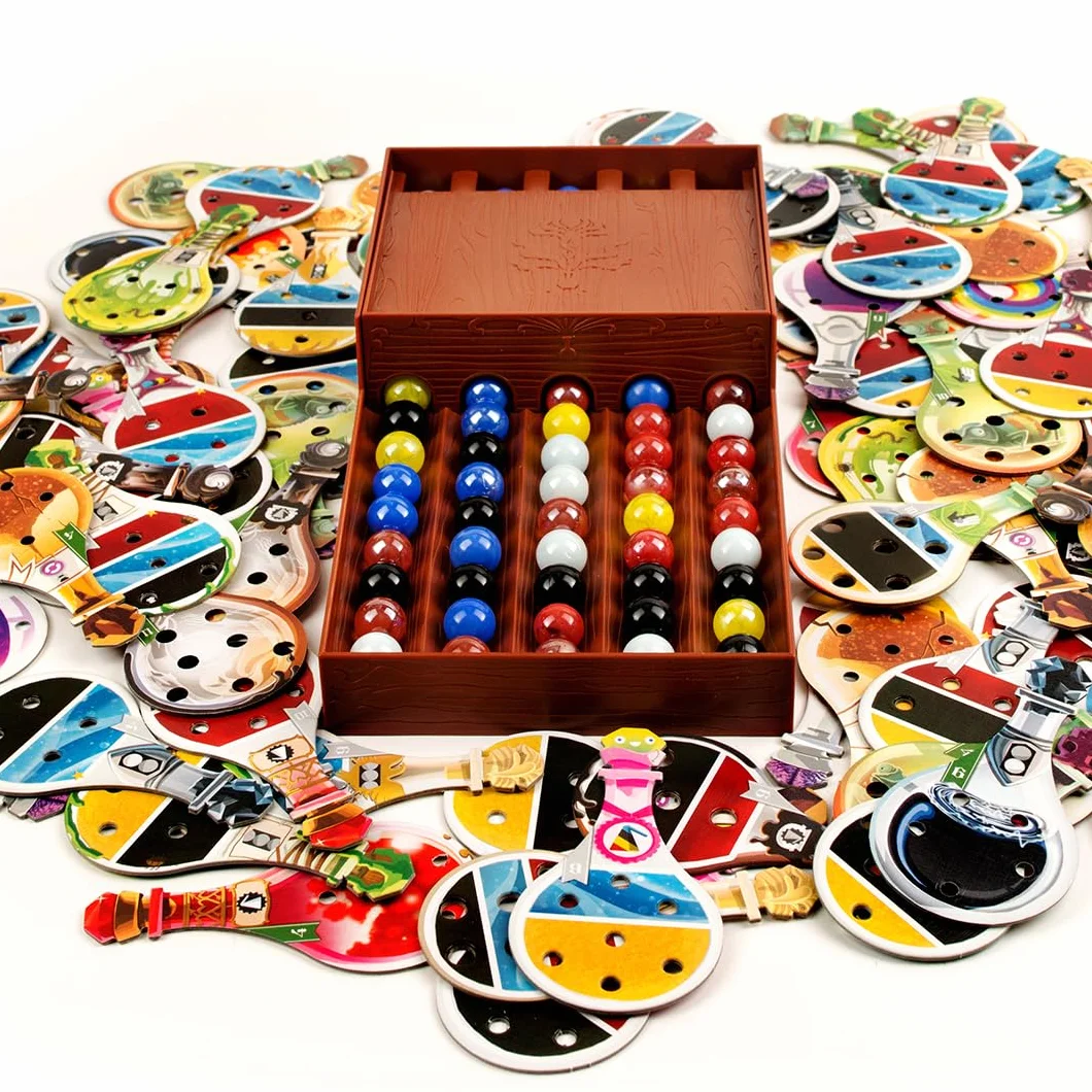 Potion Explosion Board Game | Fun & Strategic Family Game for 2-4 Players | Ages 8+ | 30-45 Min Playtime | Horrible Guild | English Version