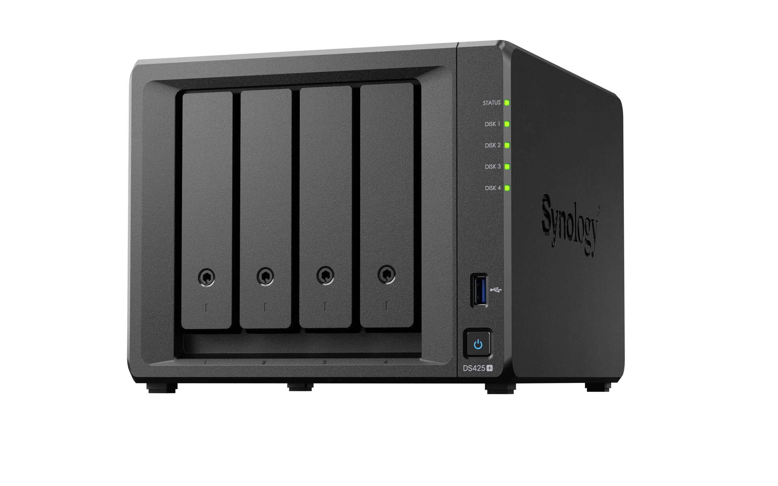 DS425+ 4-Bay Synology NAS – kompaktowe rozwiązanie pamięci masowej z wbudowanym portem 2,5 GbE