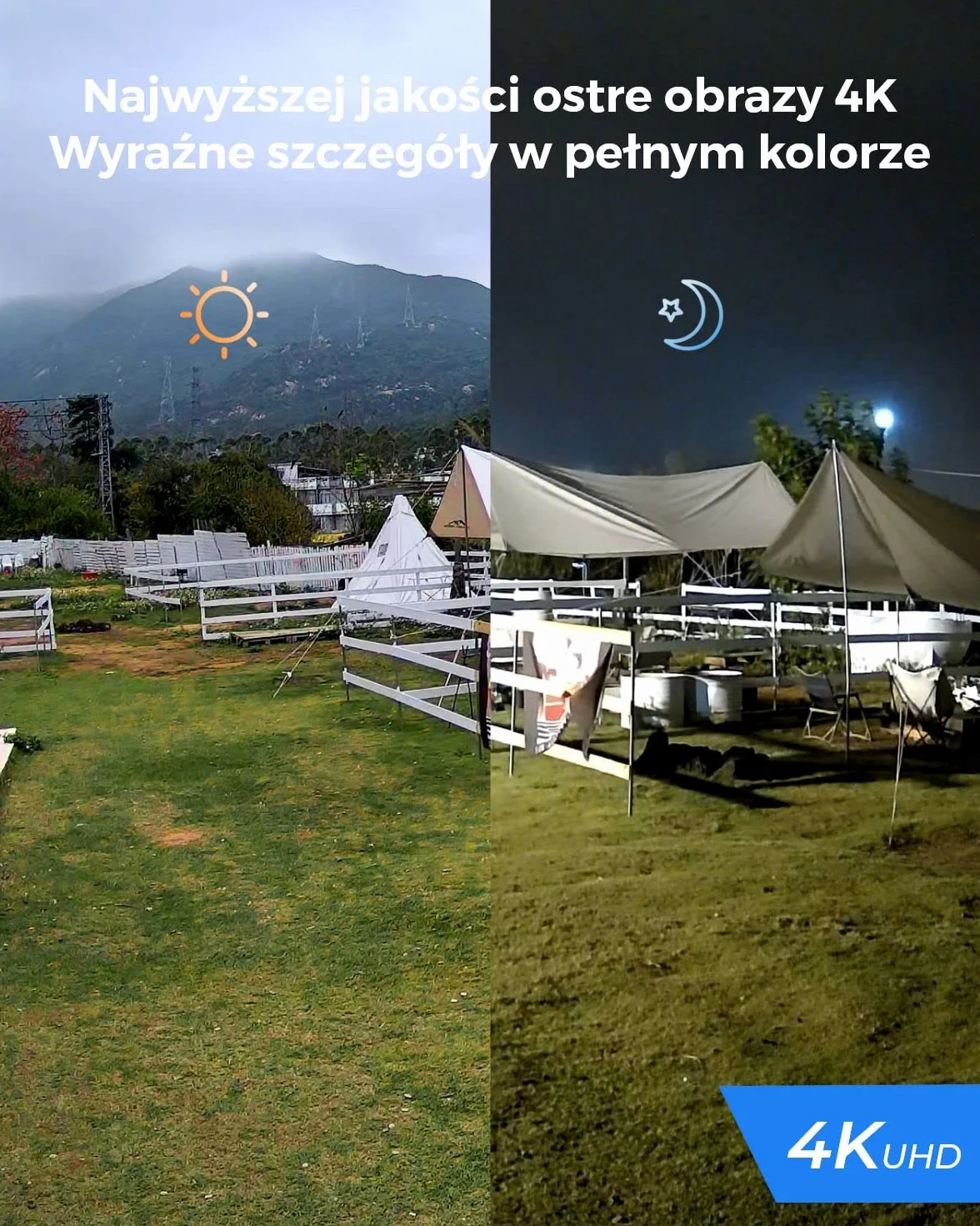 Reolink Kamera Bezpieczeństwa 4K PoE z Wykrywaniem Ludzi/Pojazdów, 5-Krotne Powiększenie, Kamera IP z Oświetleniem Punktowym, Kolorowe Alerty Ruchu, Gniazdo Kart microSD, RLC-811A Czarny