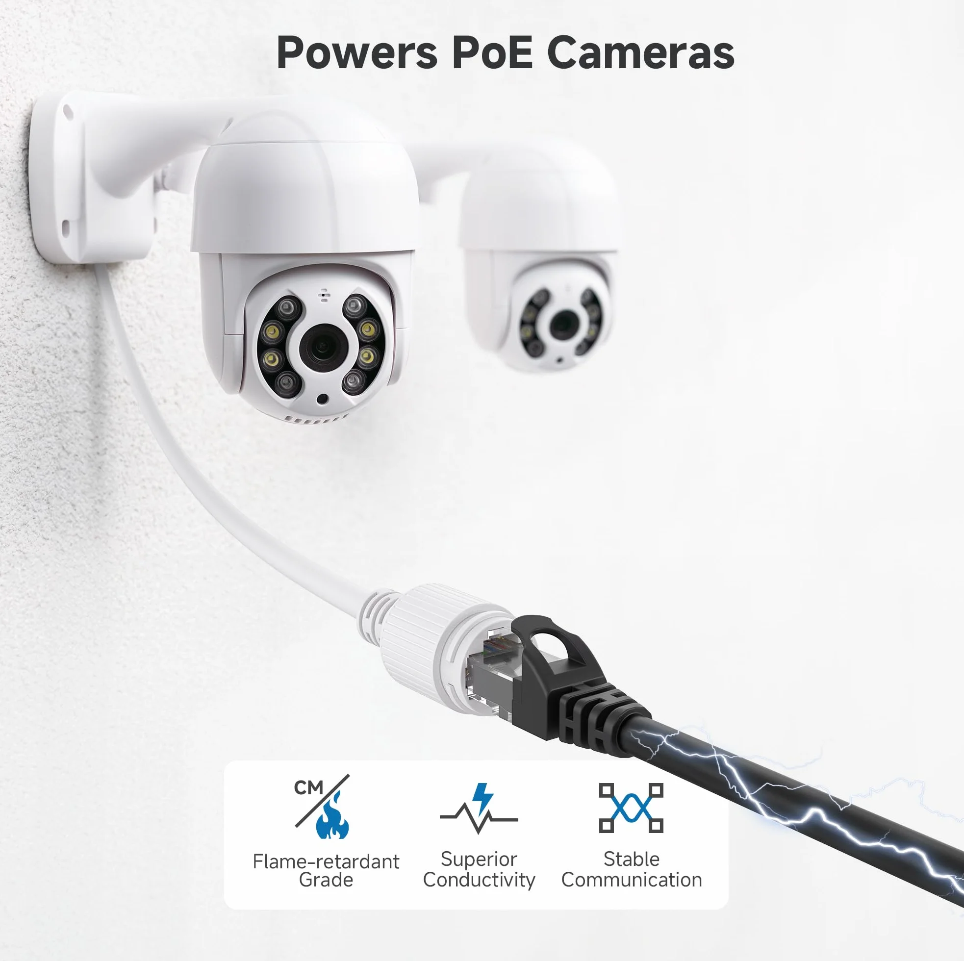 Cable Matters 10G Krótki kabel Ethernet Cat 6 Formowane 0,9m (kabel Cat 6, RJ45 Cat 6) w kolorze czarnym - 0,9 metra