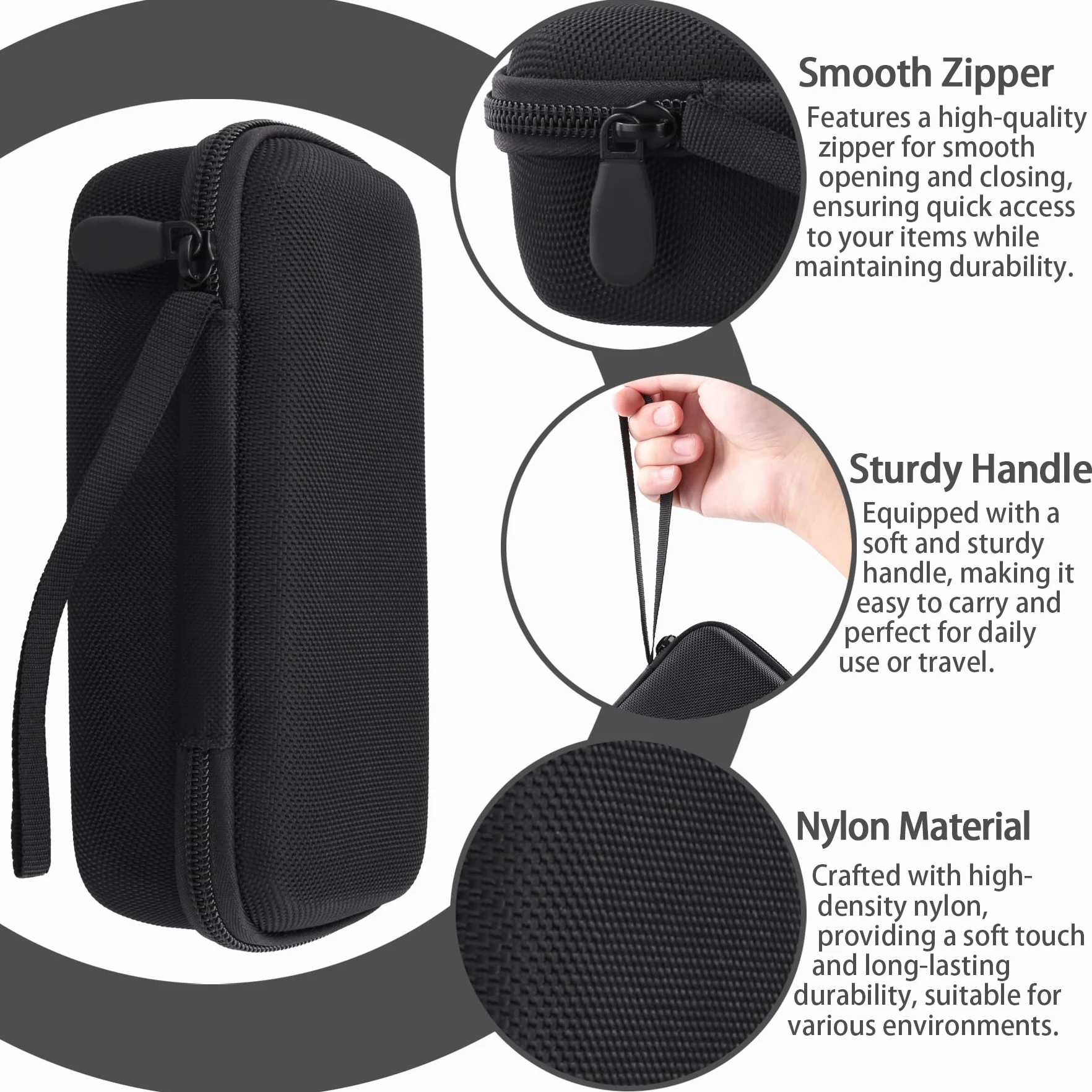 co2CREA Etui dla Anker Prime Power Bank 26,250mAh,Osłona podróżna do przechowywania przenośnej ładowarki Anker 26K 300W A110A,Tylko etui