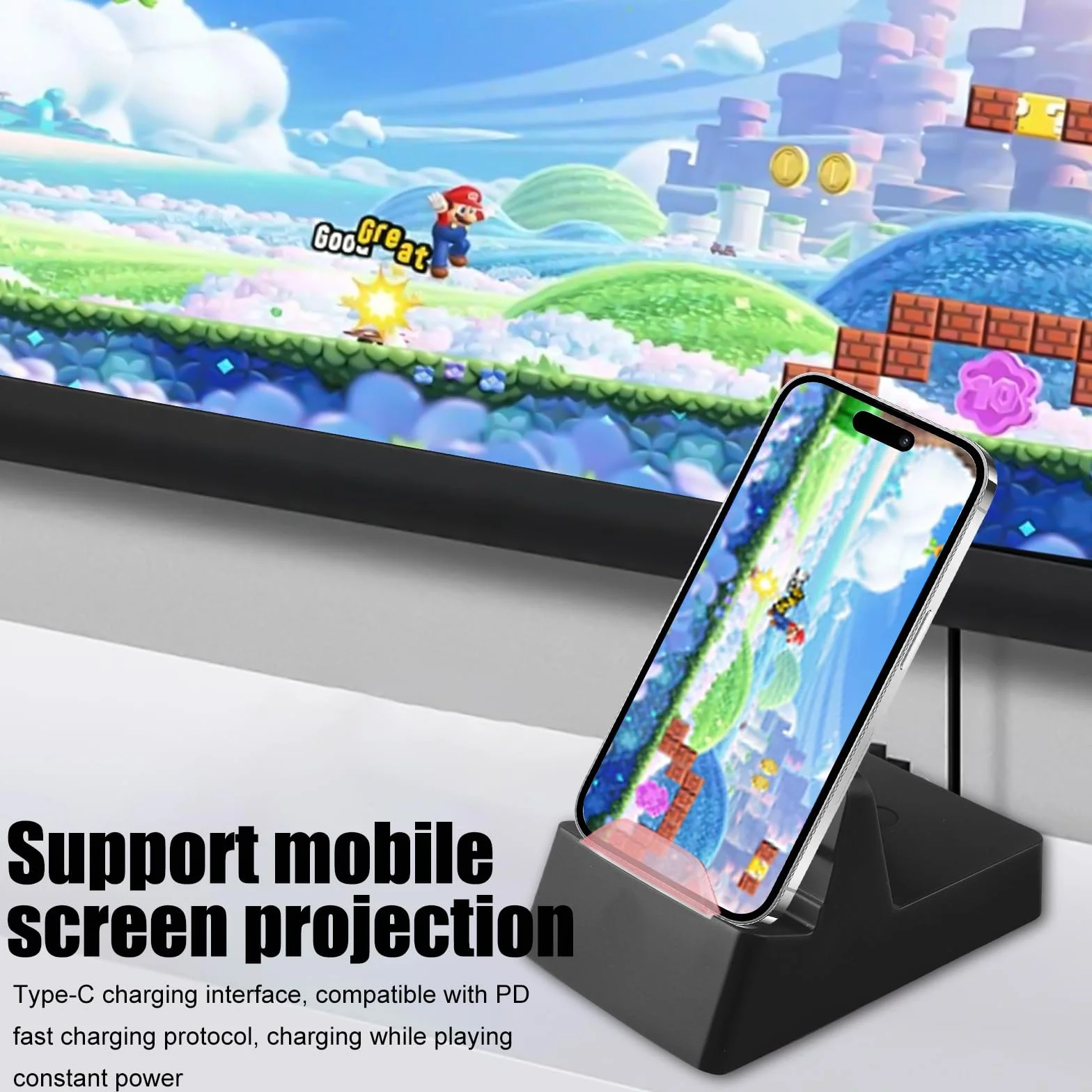 Stacja dokująca do Nintendo Switch/OLED 4K HDMI USB 3.0 Type-C