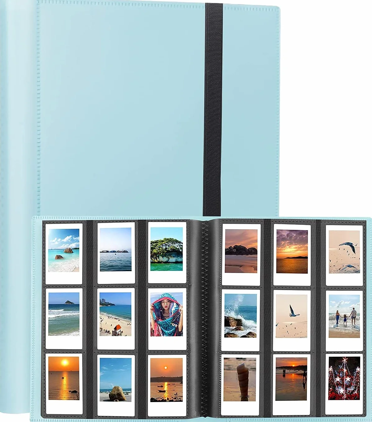 Album fotograficzny z 432 kieszeniami do aparatu Fujifilm Instax Mini, aparat Polaroid, do aparatu Fujifilm Instax Mini 12, 11, 9, 40, 99, 90, 8, 7, Evo LiPlay, aparat natychmiastowy Polaroid Snap PIC