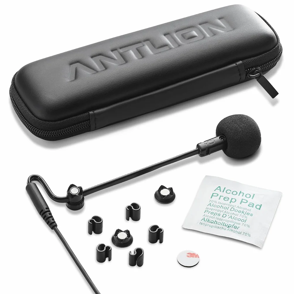 Antlion Audio ModMic Uni 2 - dołączany mikrofon z redukcją szumów i przełącznikiem wyciszania, kompatybilny z PC, konsolami do gier, urządzeniami przenośnymi