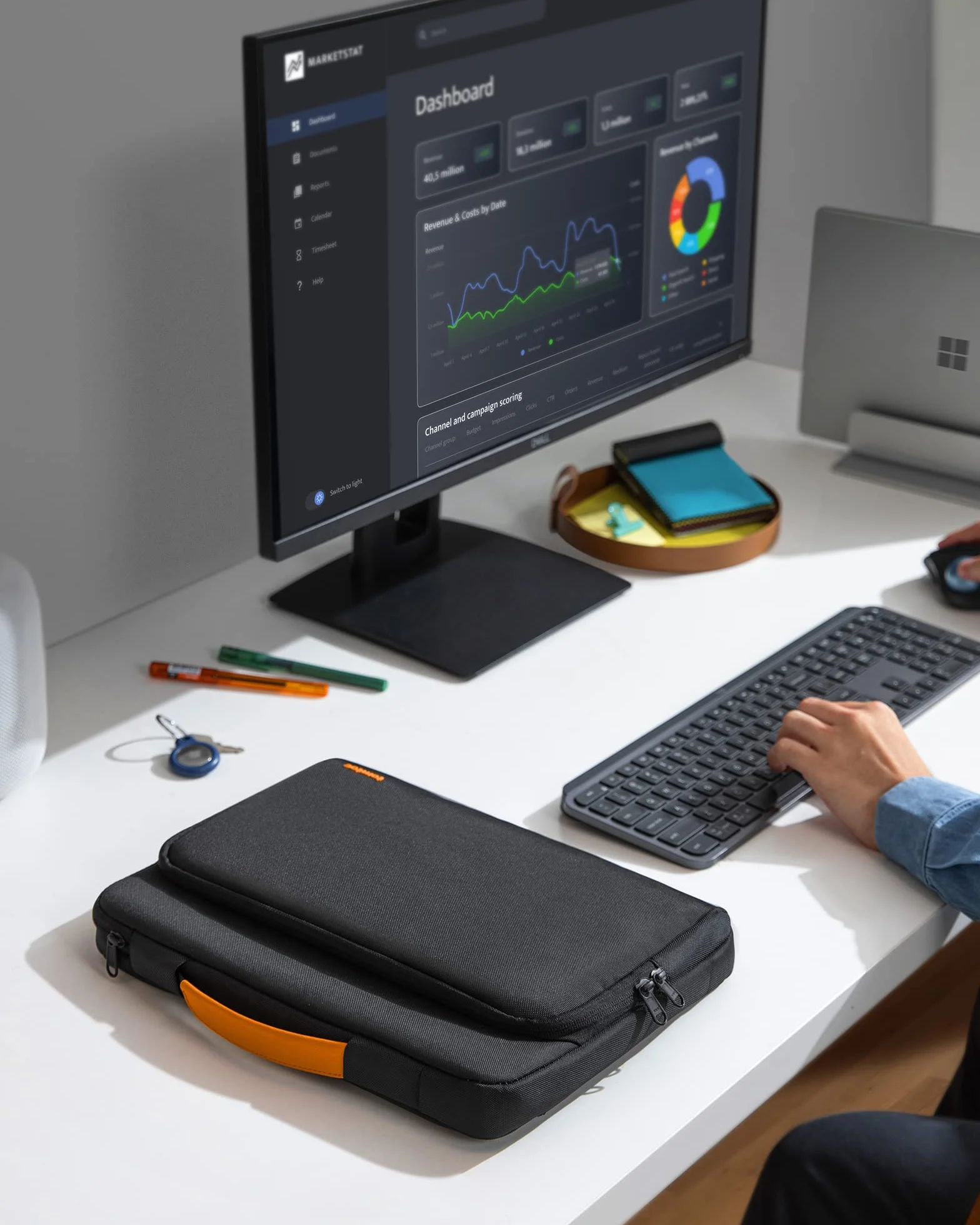 tomtoc Etui 360°, kompatybilne z 14 cali Acer, ASUS, Dell, HP, Lenovo Laptop Notebook Chromebook Ultrabook, komputer, wodoodporne, wszechstronna ochrona na laptopa, etui na laptopa