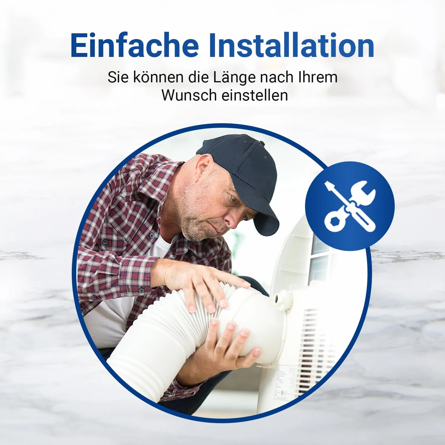 Wąż wylotowy powietrza 100 mm/5 m PVC elastyczny wąż do klimatyzatora okap suszarki do bielizny