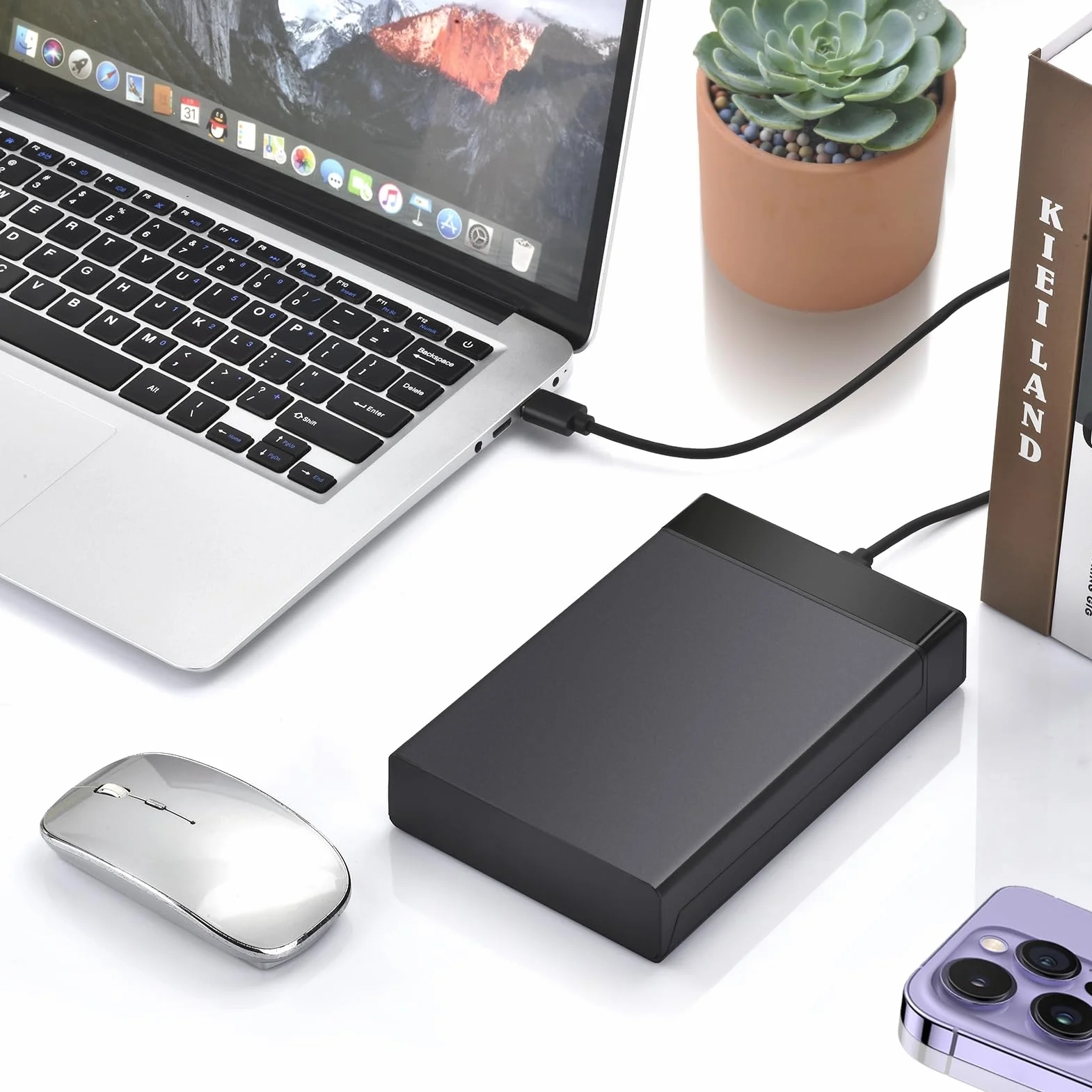 Stacja dokująca do dysków twardych, USB3.0 SATA HDD stacja dokująca do 2,5 i 3,5 cala SATA HDD/SSD, adapter dysków twardych 5 Gbps obsługuje UASP