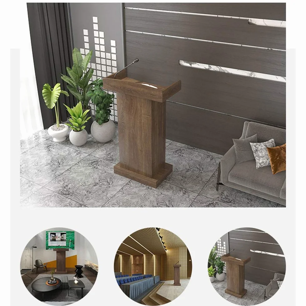Mównica na podium – elegancki ceremonialny mównica na imprezy firmowe, przyjęcie, restaurację, ślub – solidny i stylowy design