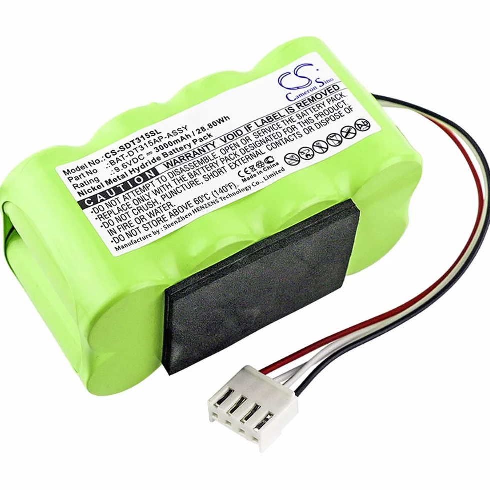 CS-SDT315SL Bateria 3000mAh kompatybilny z [Shimpo] DT-315A, DT-315A Stroboscope zastępuje BAT-DT315A/P, BAT-DT315AP-ASSY